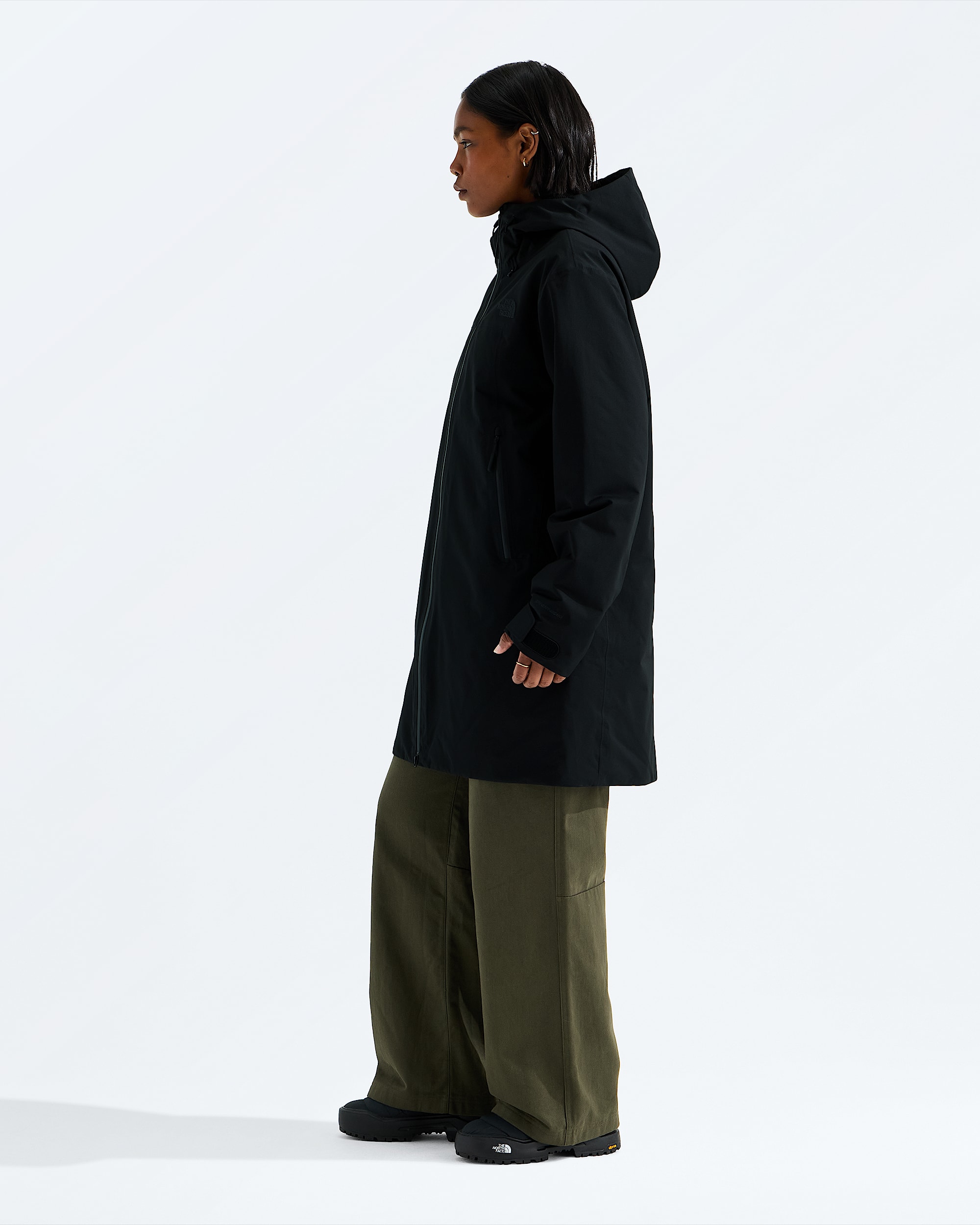 Womens TNF Range Lightweight Hooded Parka TNF MODEL34