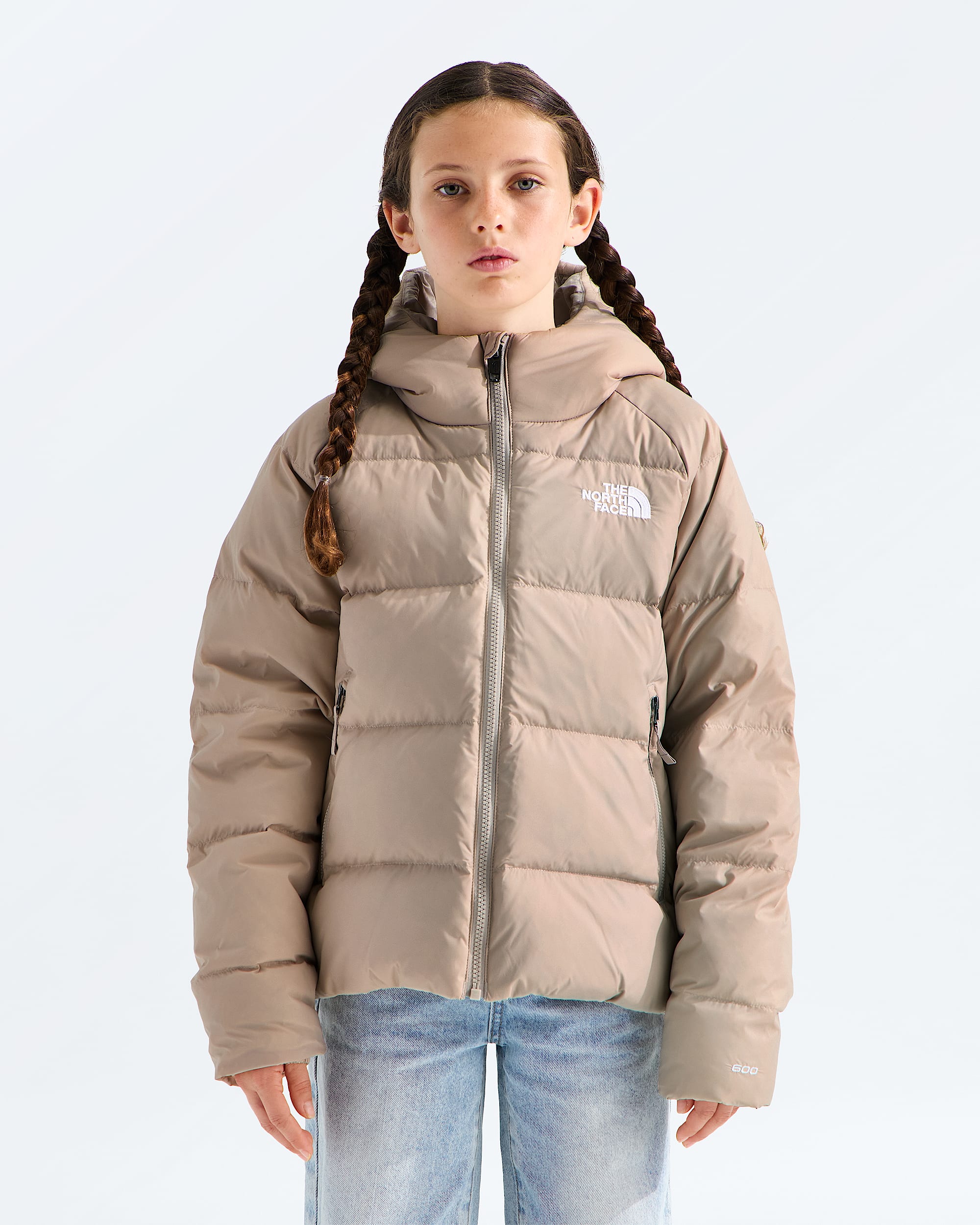 Manteau  capuchon en duvet Hydrenalite pour filles TNF HERO