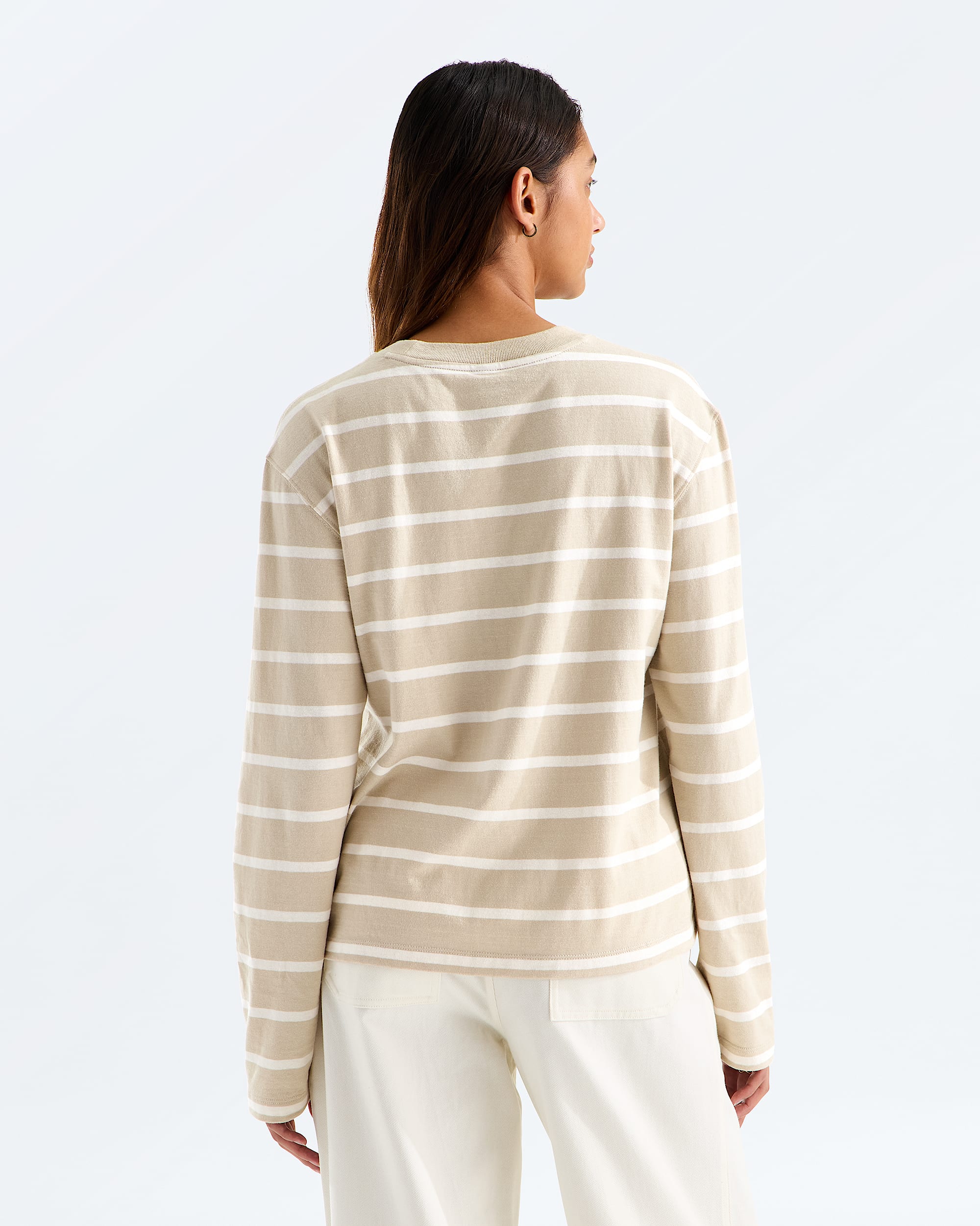 Tshirt  manches longues Vista Stripe pour femmes TNF BACK