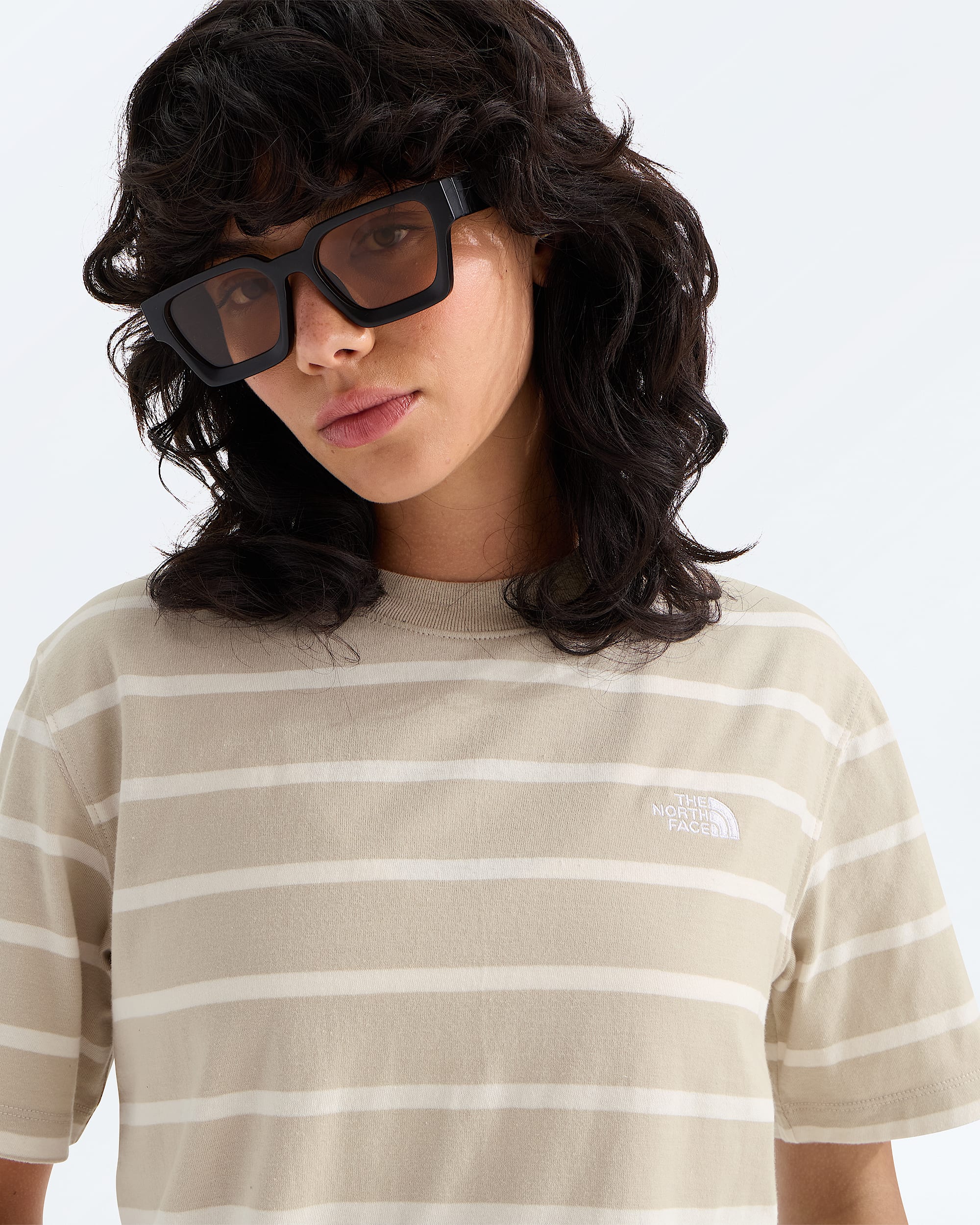 Tshirt Vista Stripe pour femmes TNF HERO2