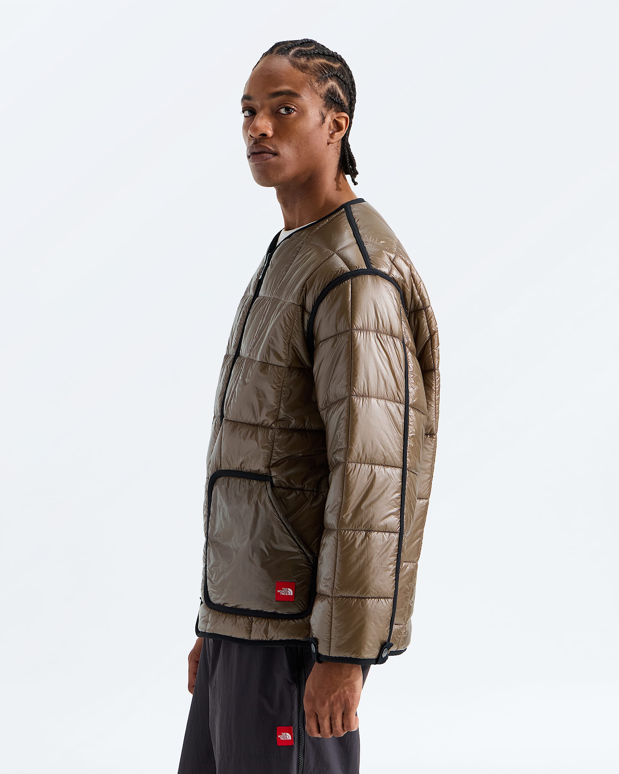 Mens TNF Red Box Liner Jacket TNF MODEL34