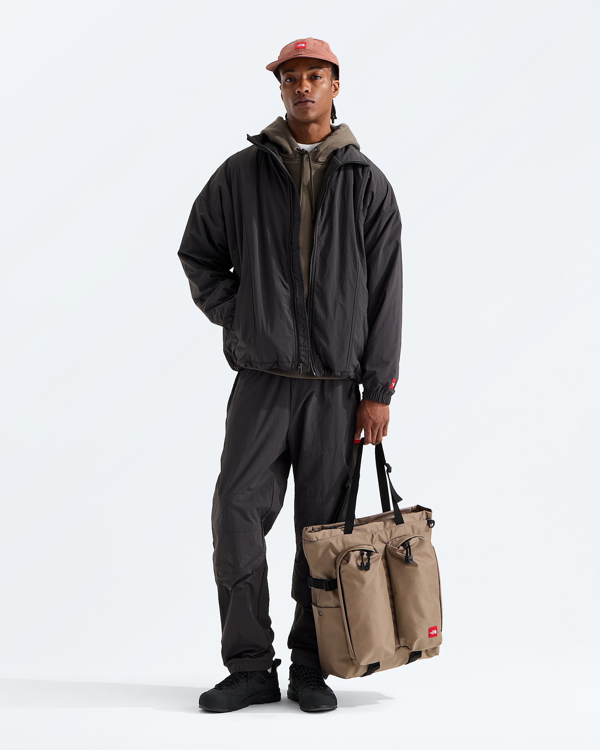 Pantalon  glissire pleine longueur TNF Red Box pour hommes TNF HERO2