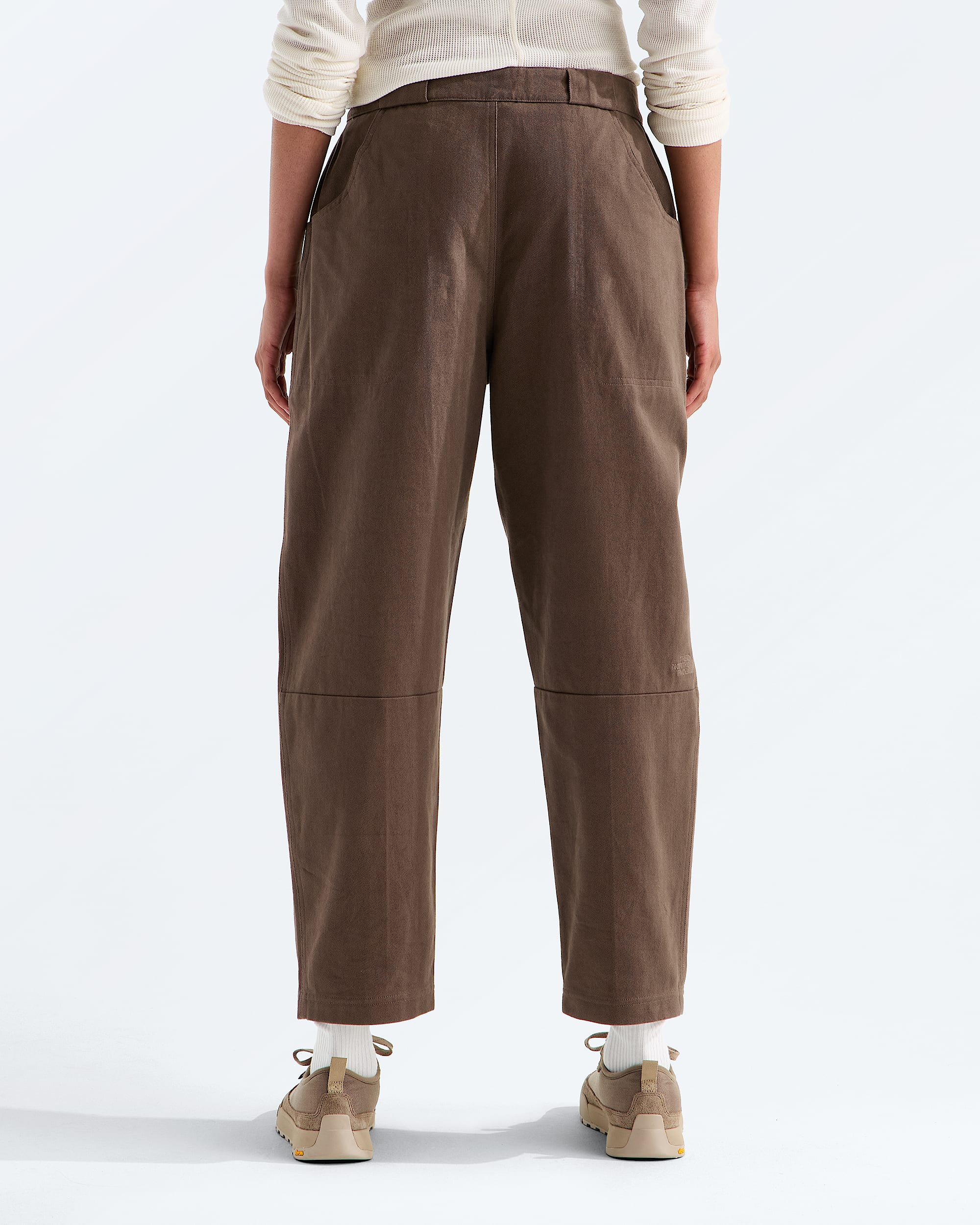 Womens Pinecrest Heavy BarrelLeg Pants TNF BACK