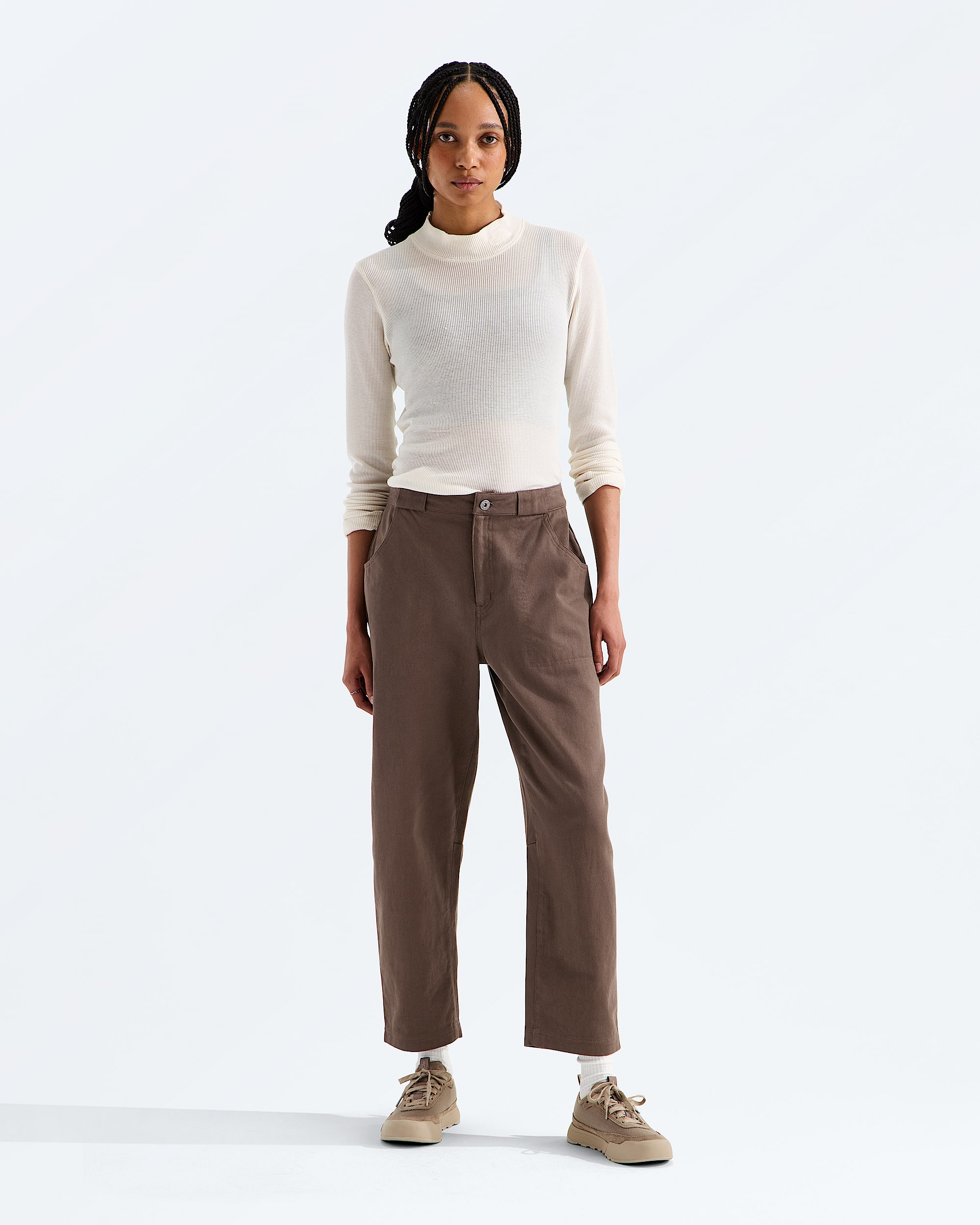 Womens Pinecrest Heavy BarrelLeg Pants TNF Main
