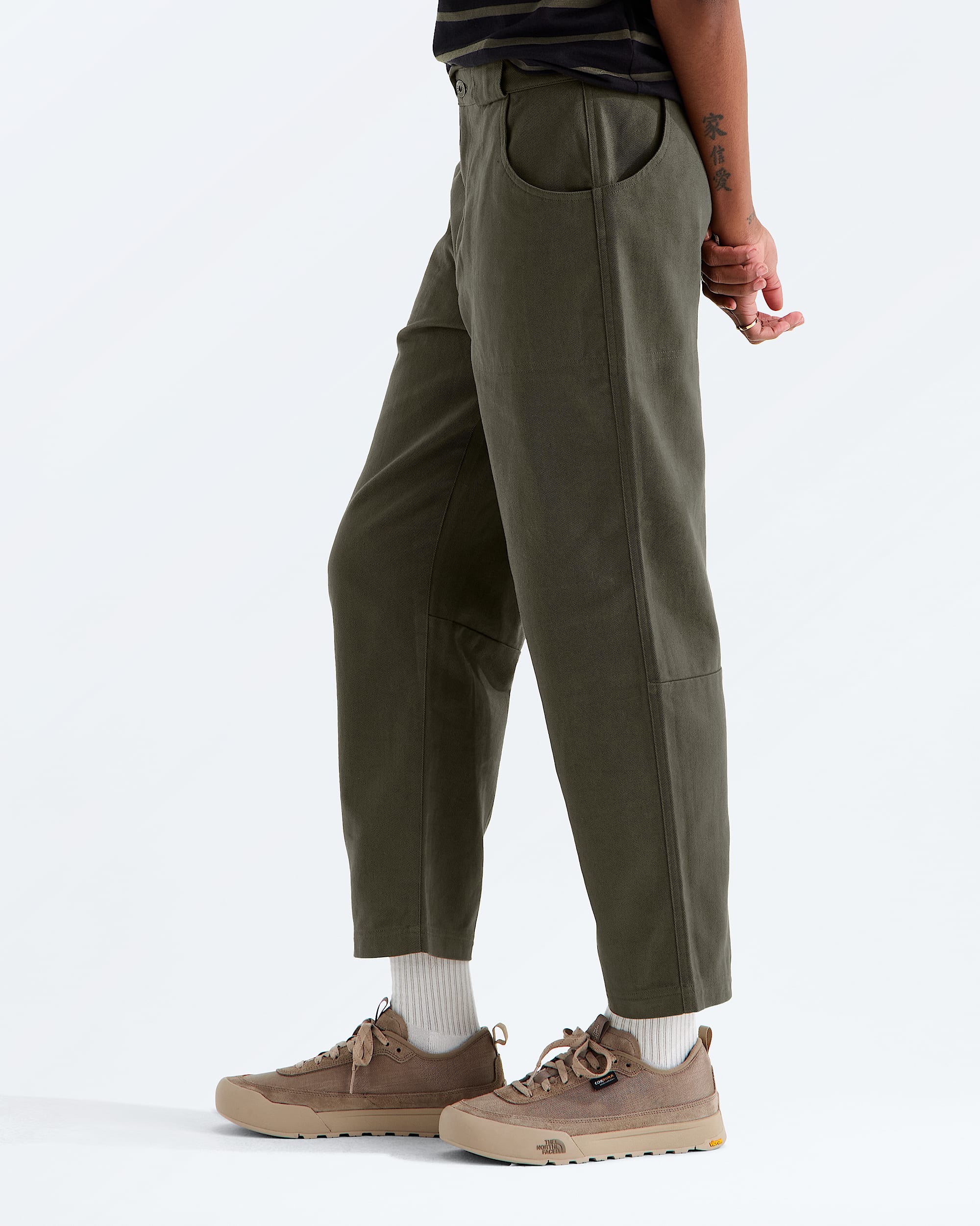 Pantalon  jambe tonneau Pinecrest Heavy pour femmes TNF MODEL34