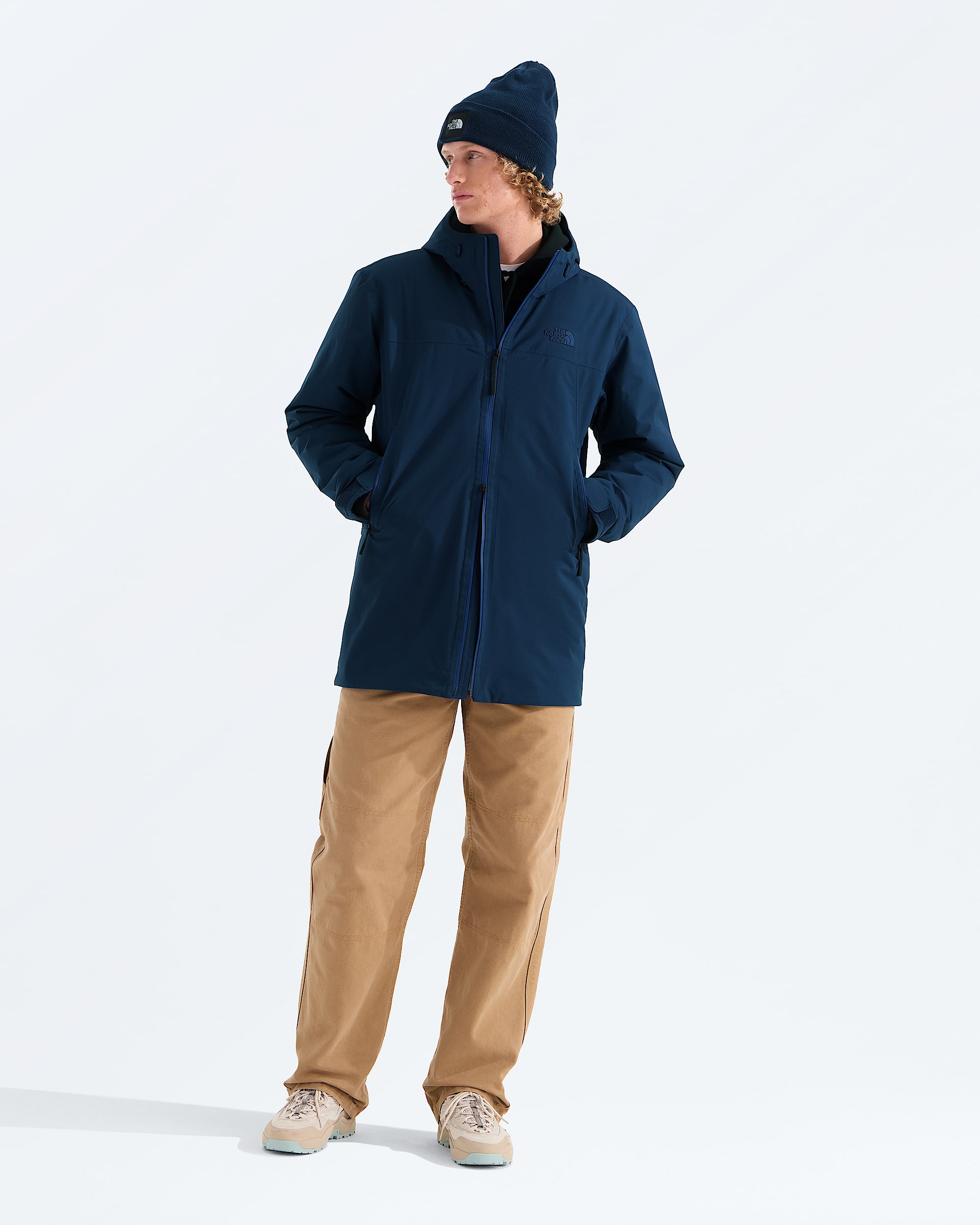 Mens TNF Range Lightweight Hooded Parka TNF HERO2
