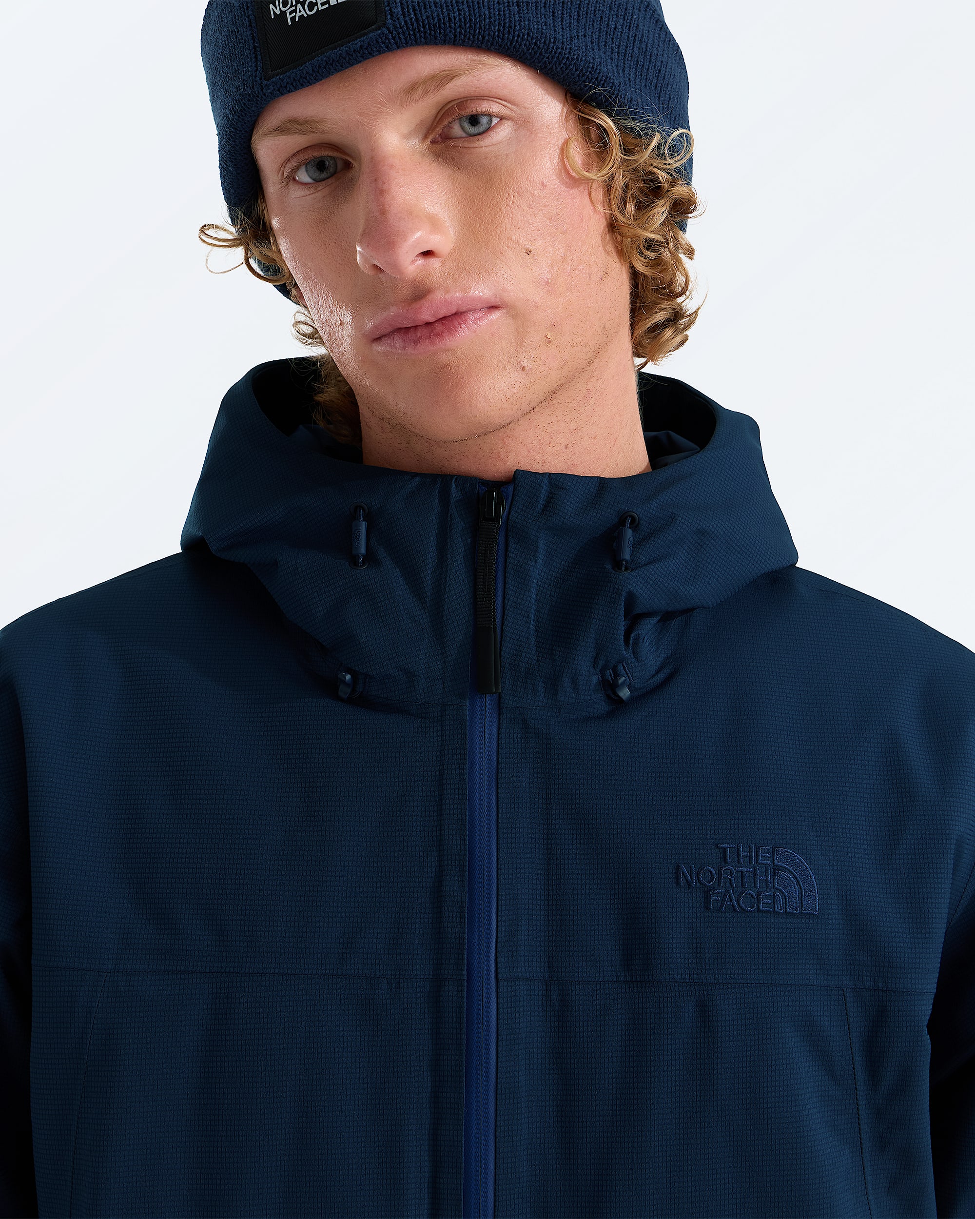 Mens TNF Range Lightweight Hooded Parka TNF MODELCLOSE1