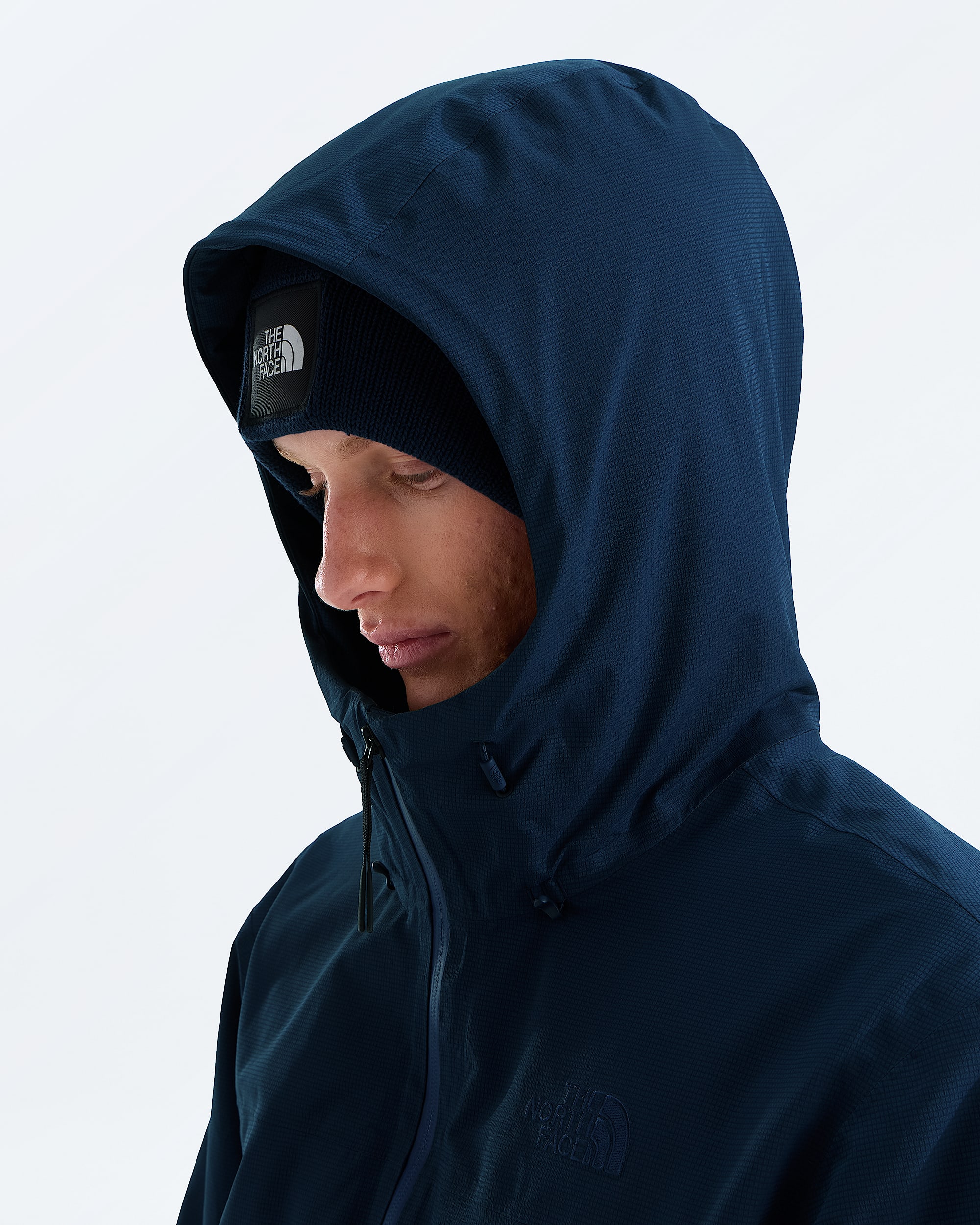 Mens TNF Range Lightweight Hooded Parka TNF MODELHOOD2