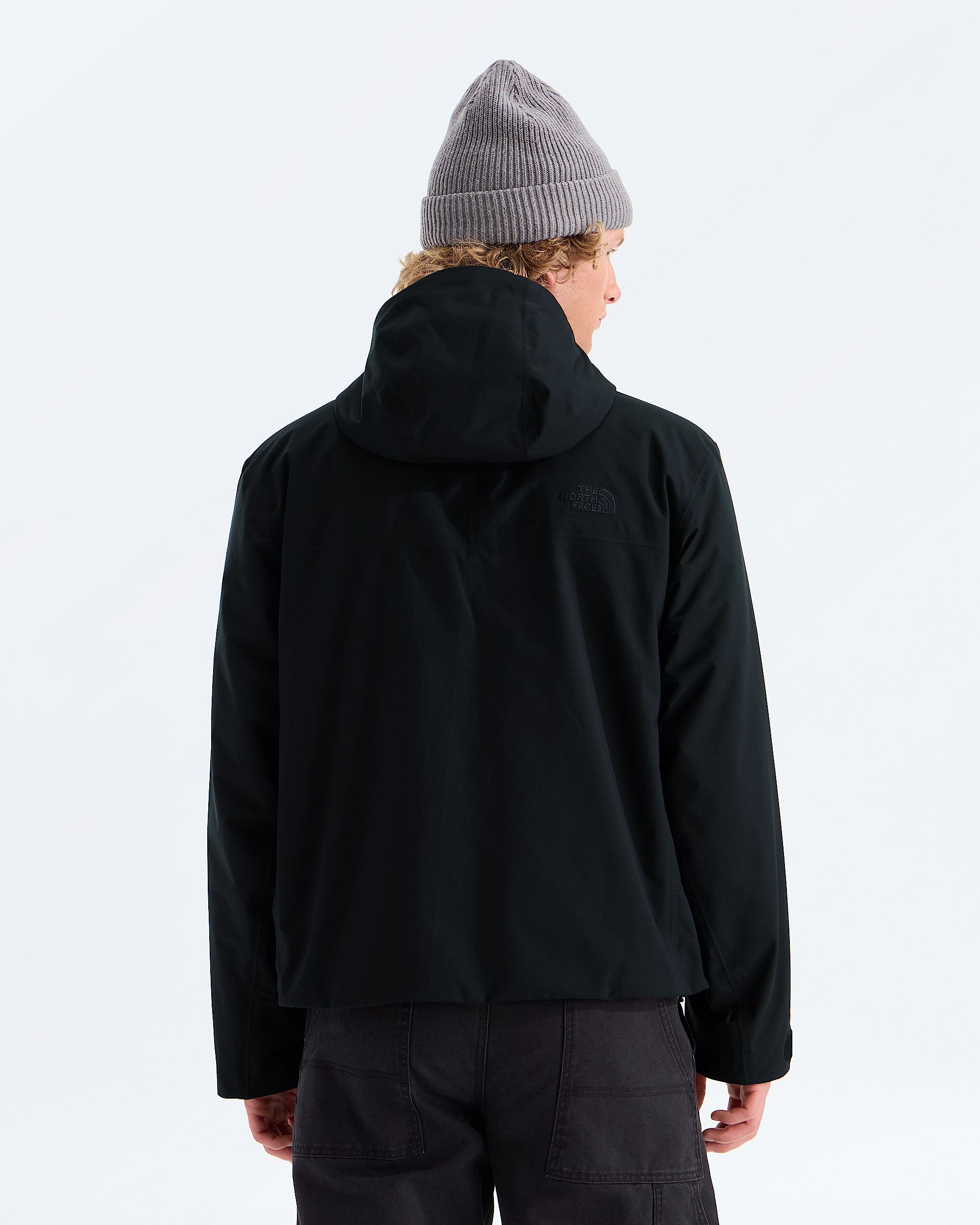 Mens TNF Range LT Hooded Jacket TNF BACK