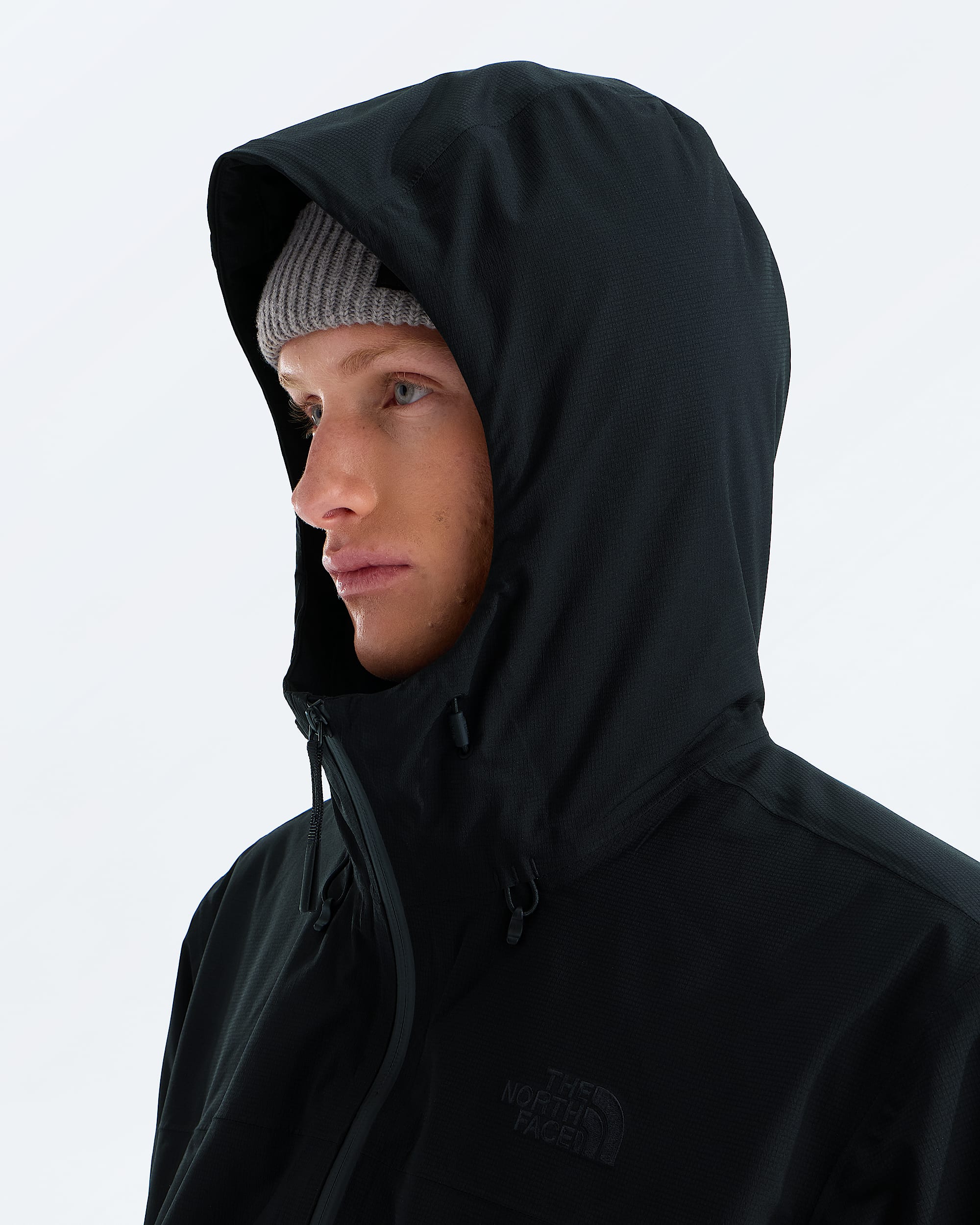 Mens TNF Range LT Hooded Jacket TNF MODELHOOD2