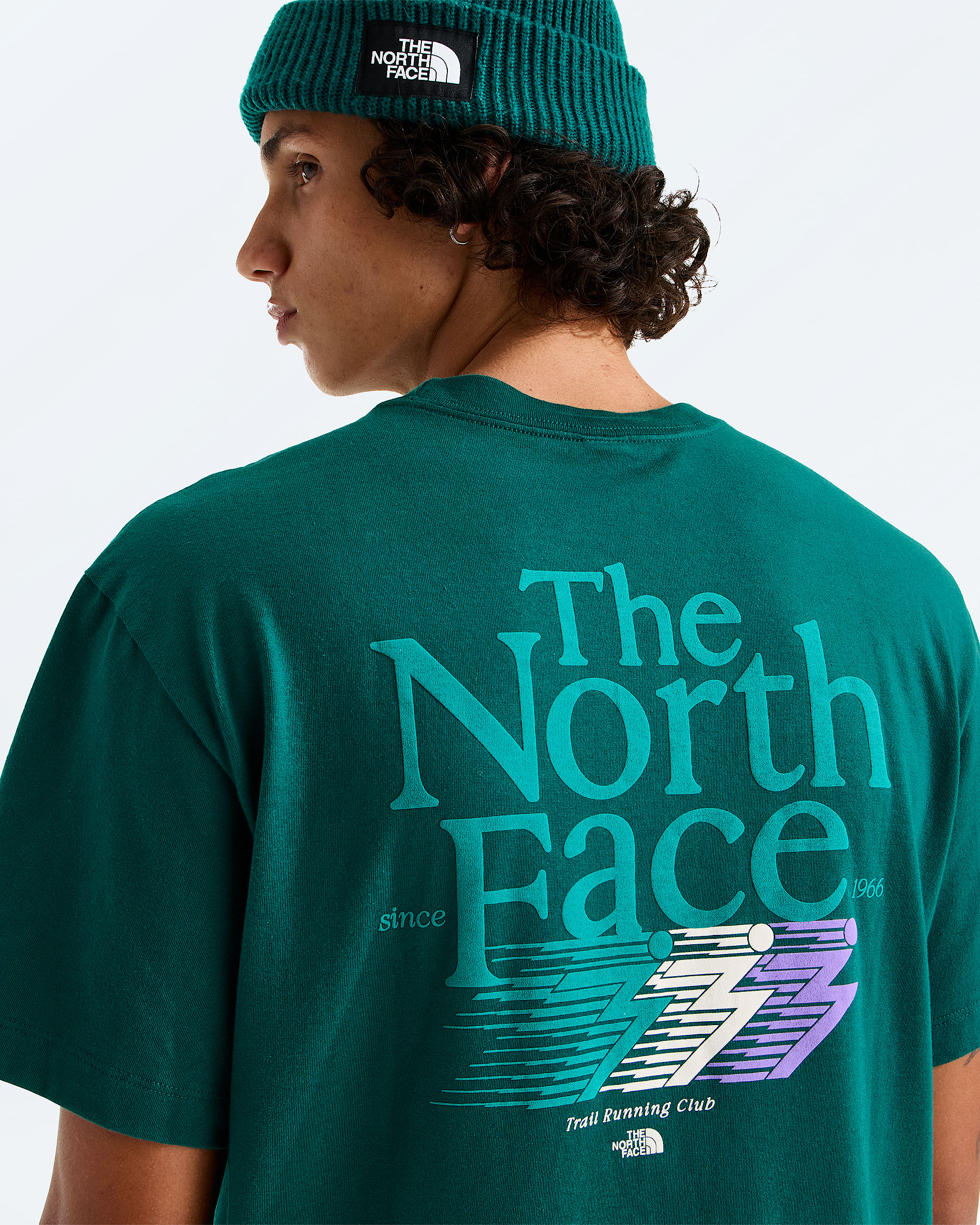 Mens Retro Trail Relaxed ShortSleeve TeeGraphic TNF HERO2
