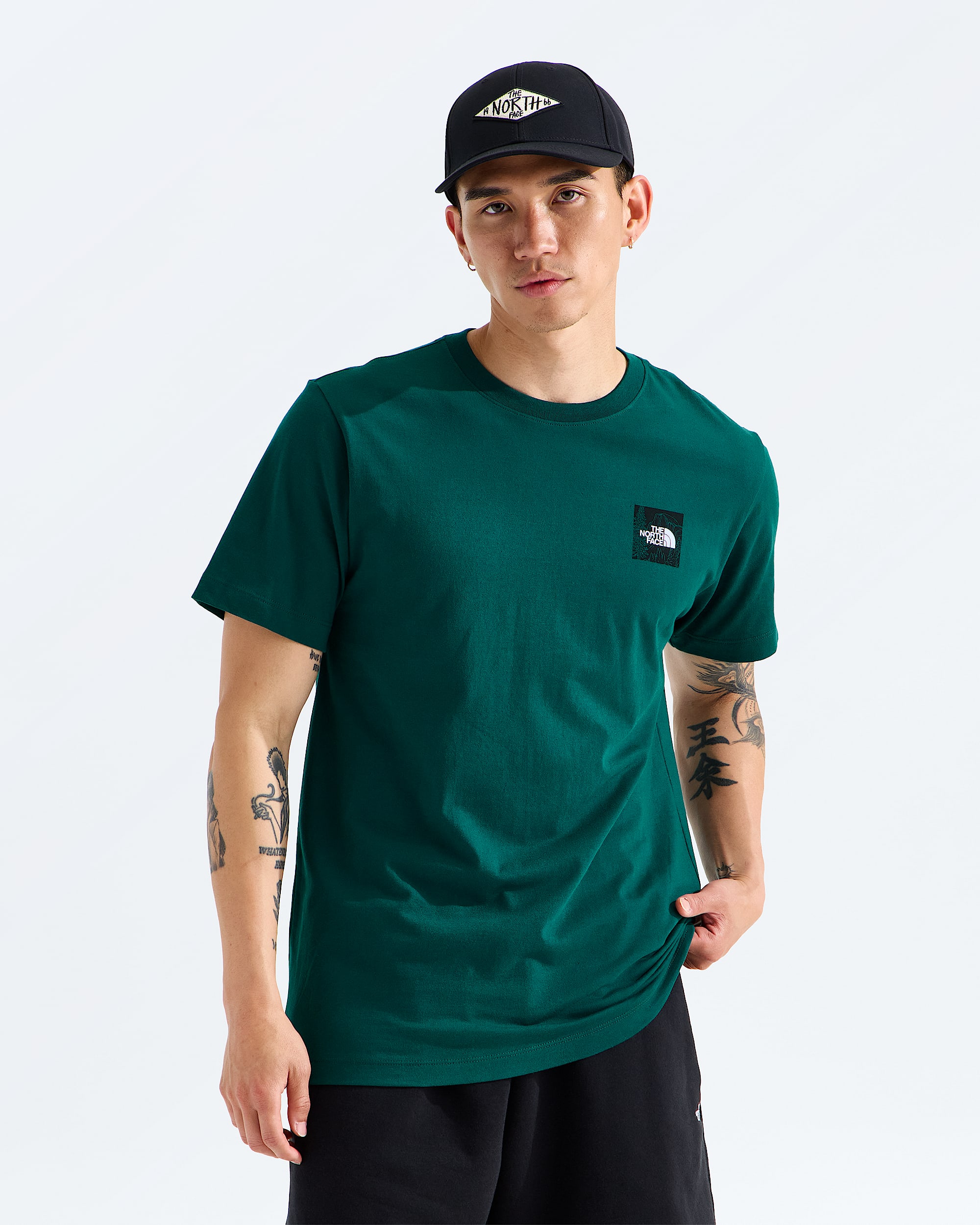 Mens Monte Reg ShortSleeve TeeGraphic TNF BACK