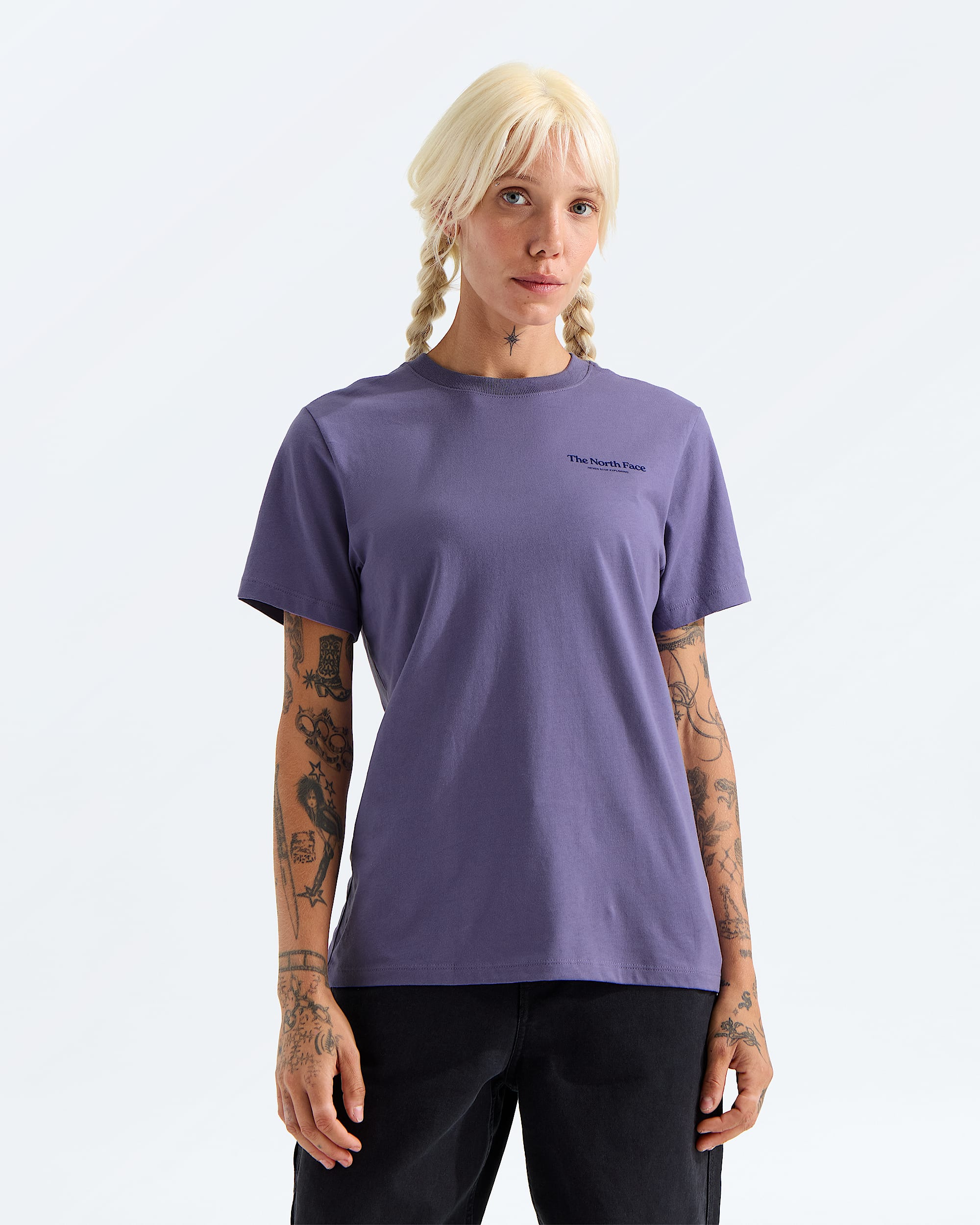 Womens Monte Reg ShortSleeve TeeGraphic TNF BACK