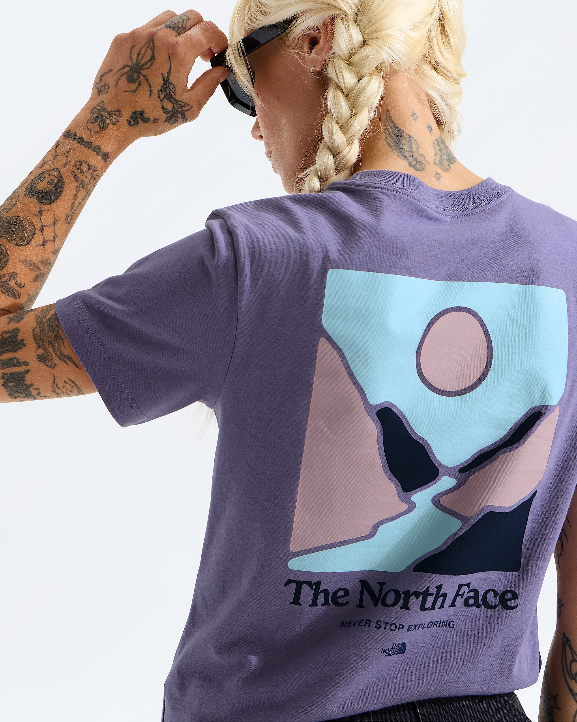 Womens Monte Reg ShortSleeve TeeGraphic TNF HERO2