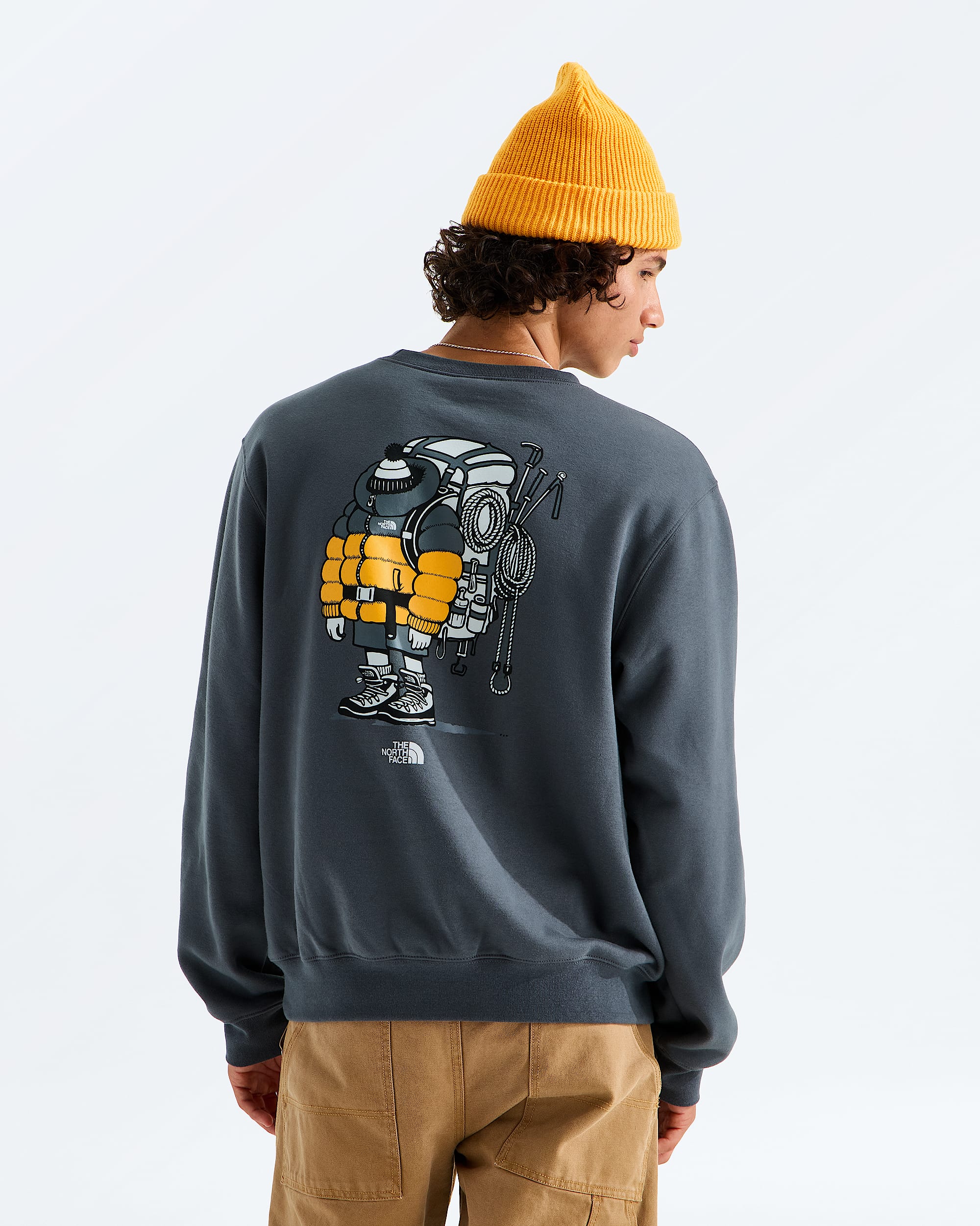 Unisex Gear Up Get Out Relaxed CrewGraphic TNF HERO2