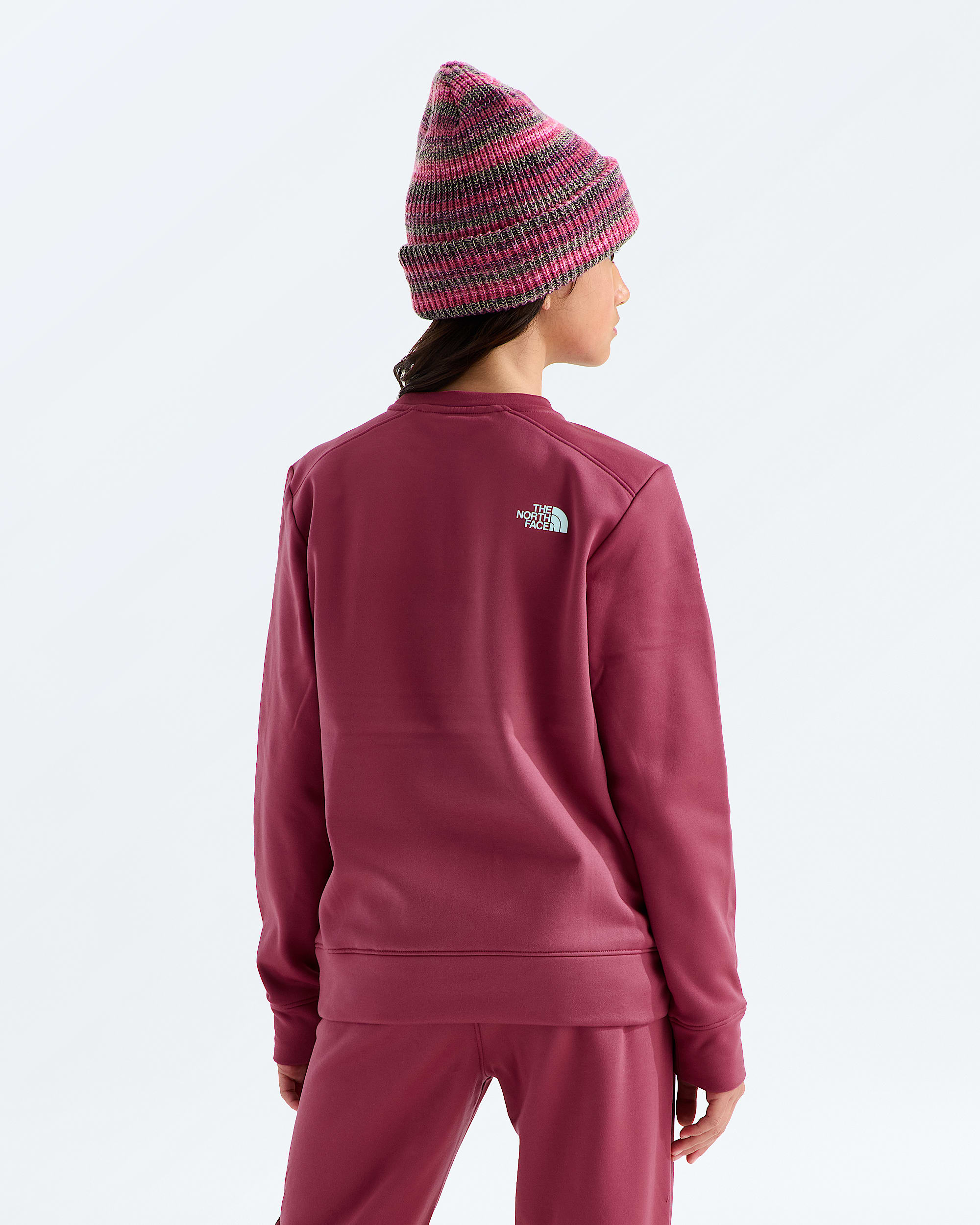 Boys  Girls TNF Performance Fleece Crew TNF BACK