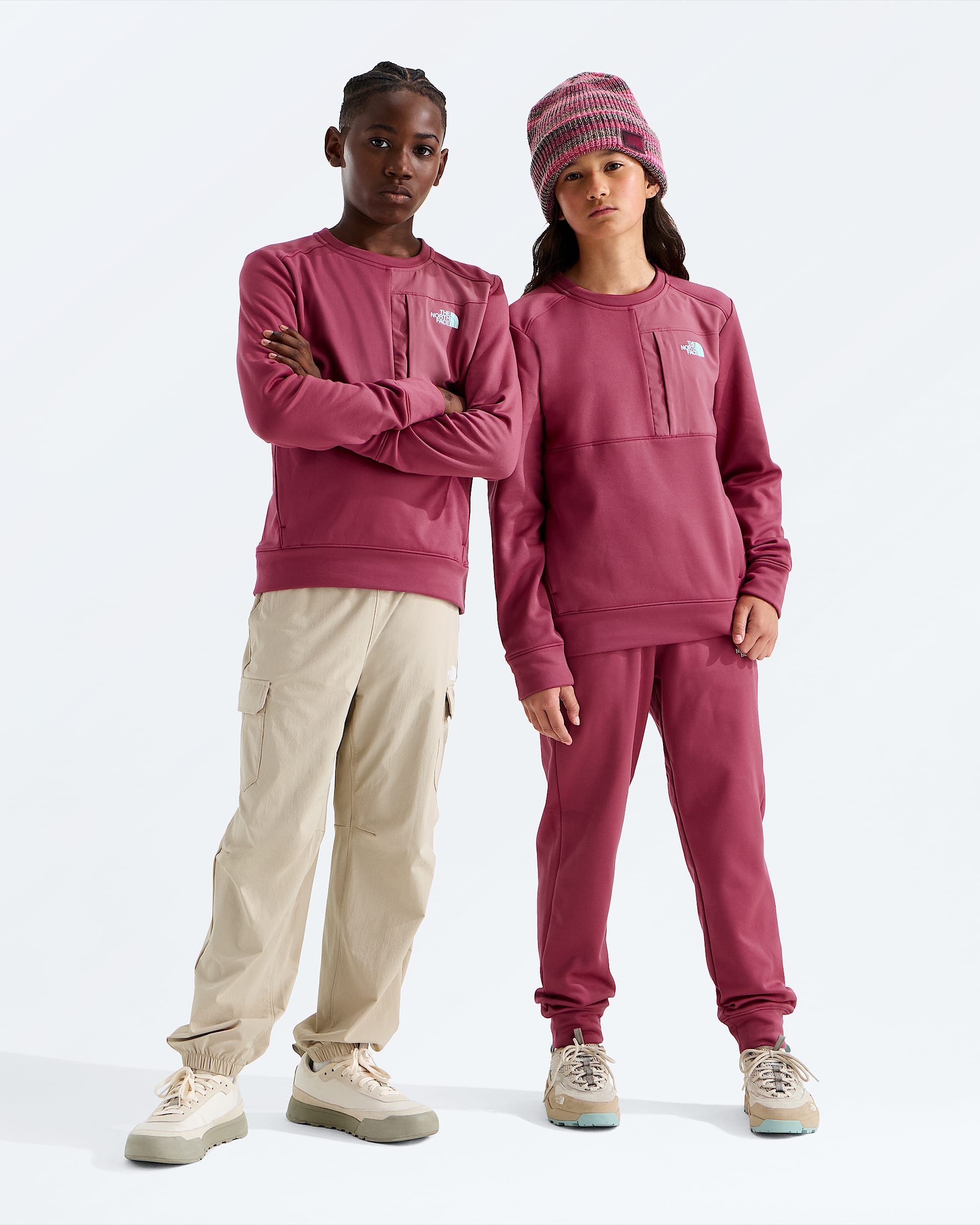 Boys  Girls TNF Performance Fleece Crew TNF Main