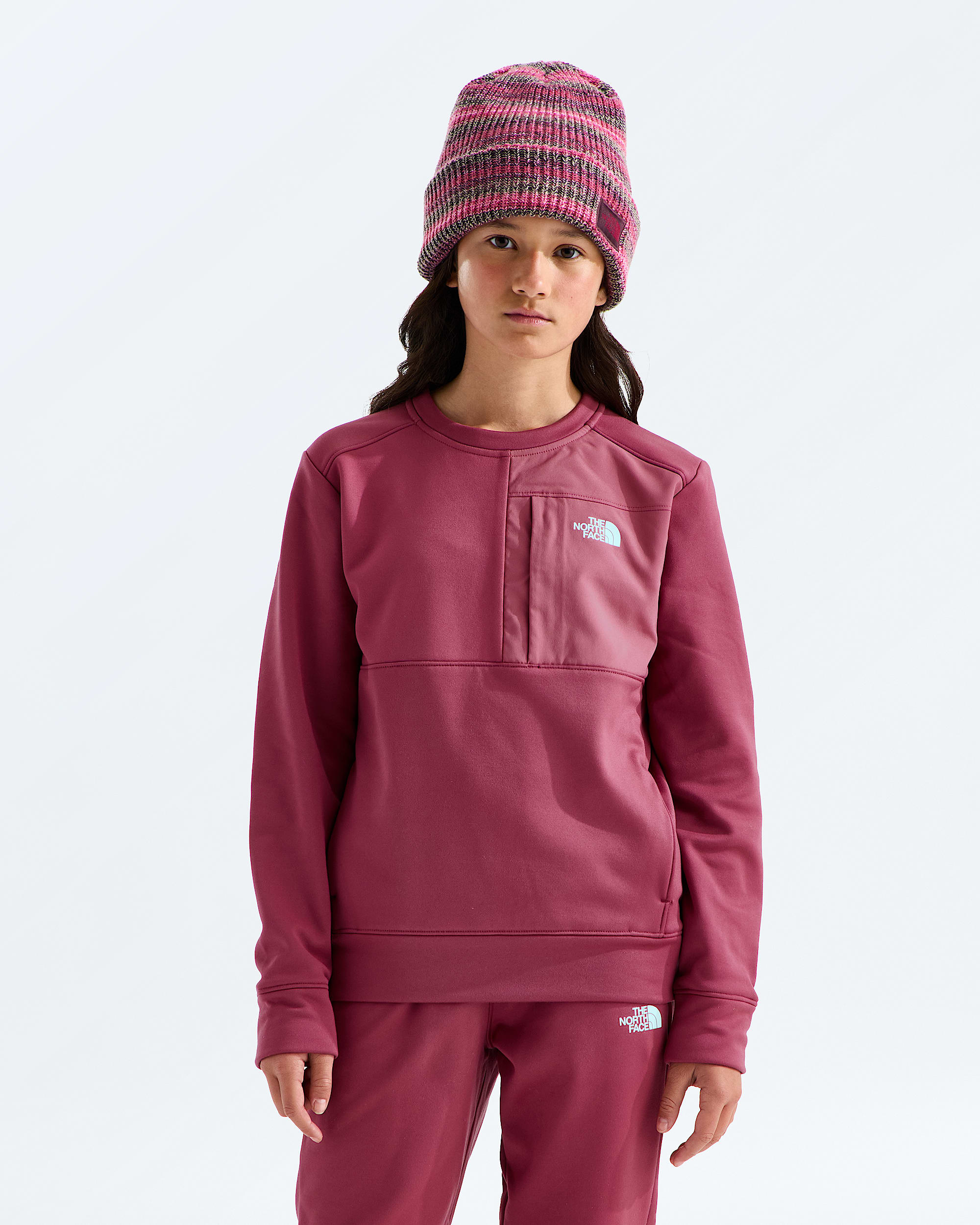 Boys  Girls TNF Performance Fleece Crew TNF HERO2