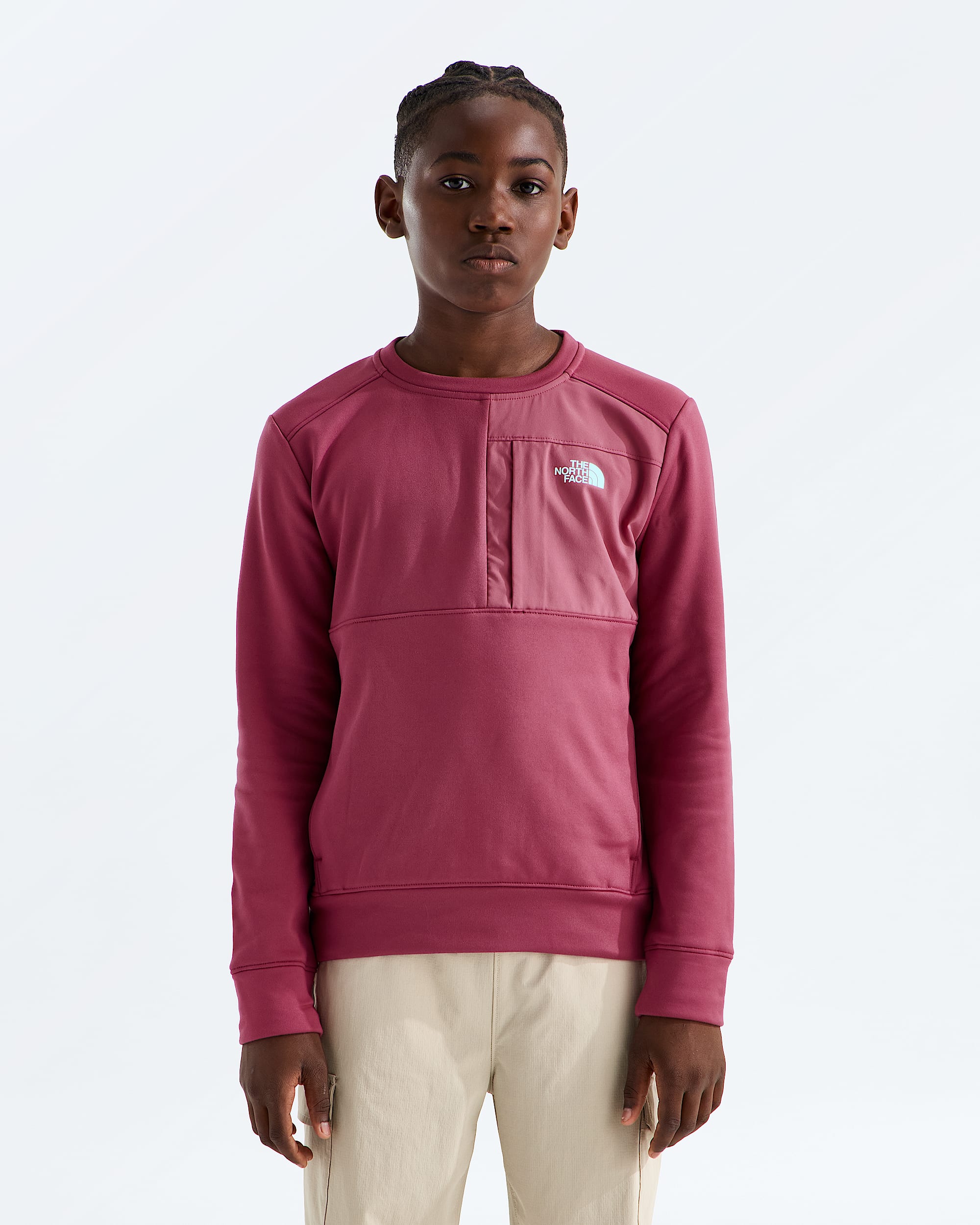 Boys  Girls TNF Performance Fleece Crew TNF HERO3