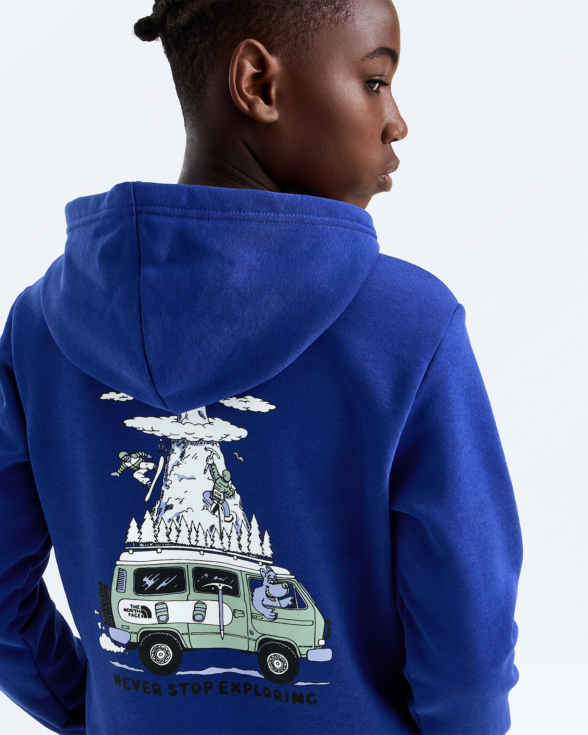 Teen Boys Outdoor Regular HoodieGraphic TNF HERO2