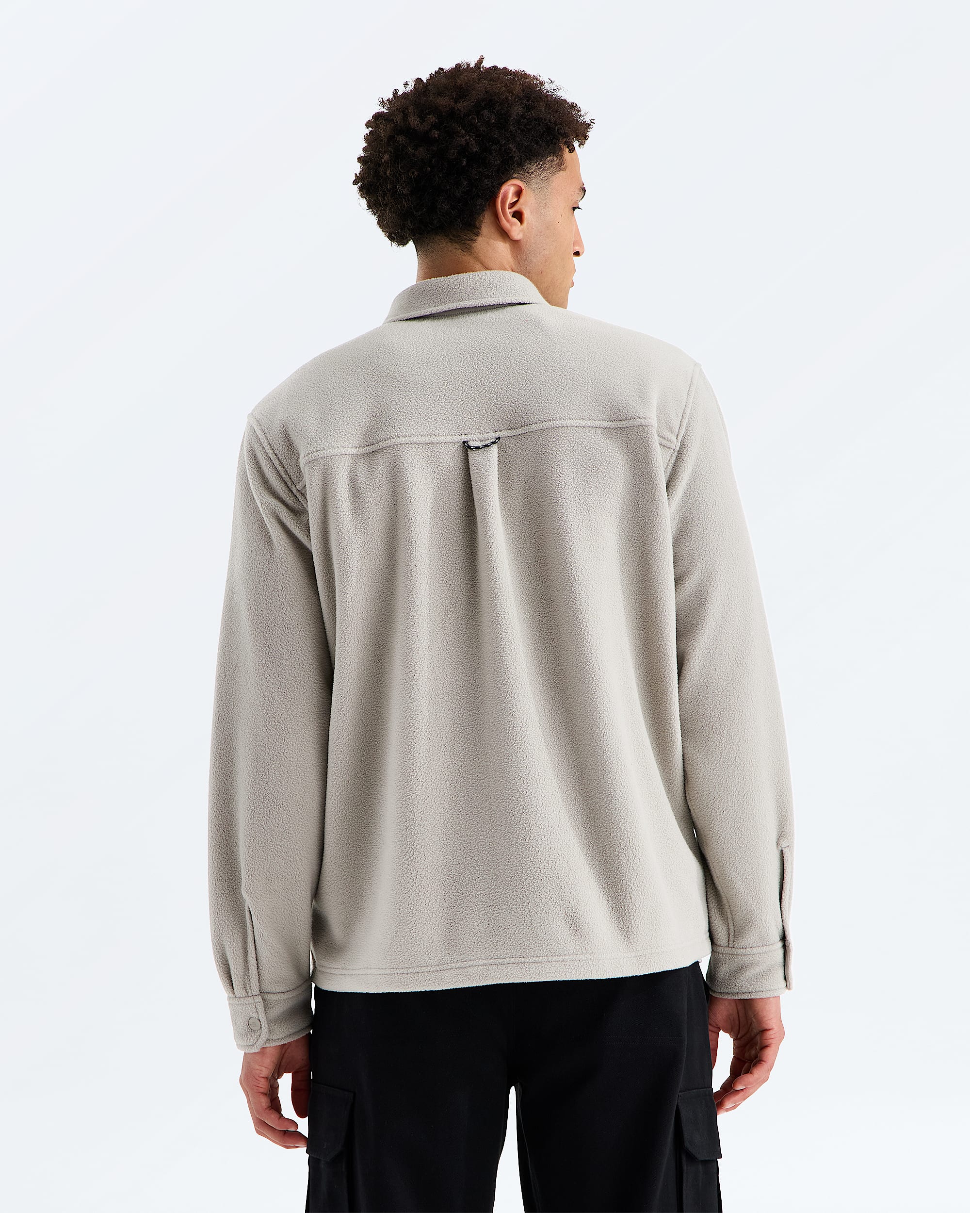Mens Open Range Fleece LongSleeve Shirt TNF BACK