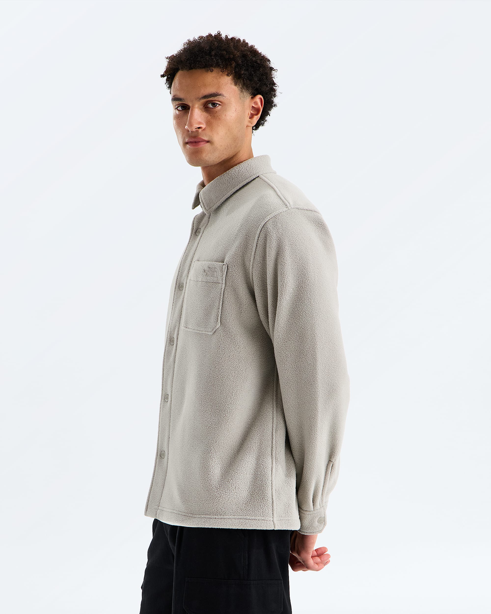 Mens Open Range Fleece LongSleeve Shirt TNF MODEL34
