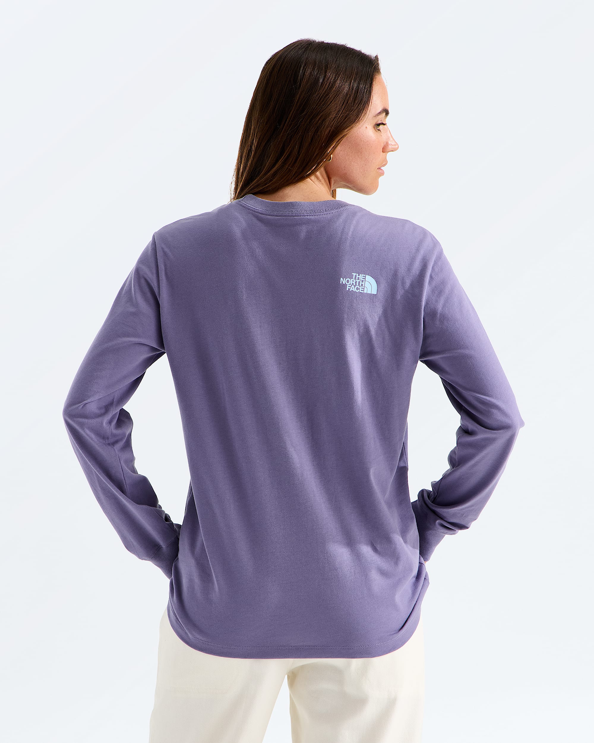 Womens Evolution TNF NSE Relaxed LongSleeve Tee TNF BACK