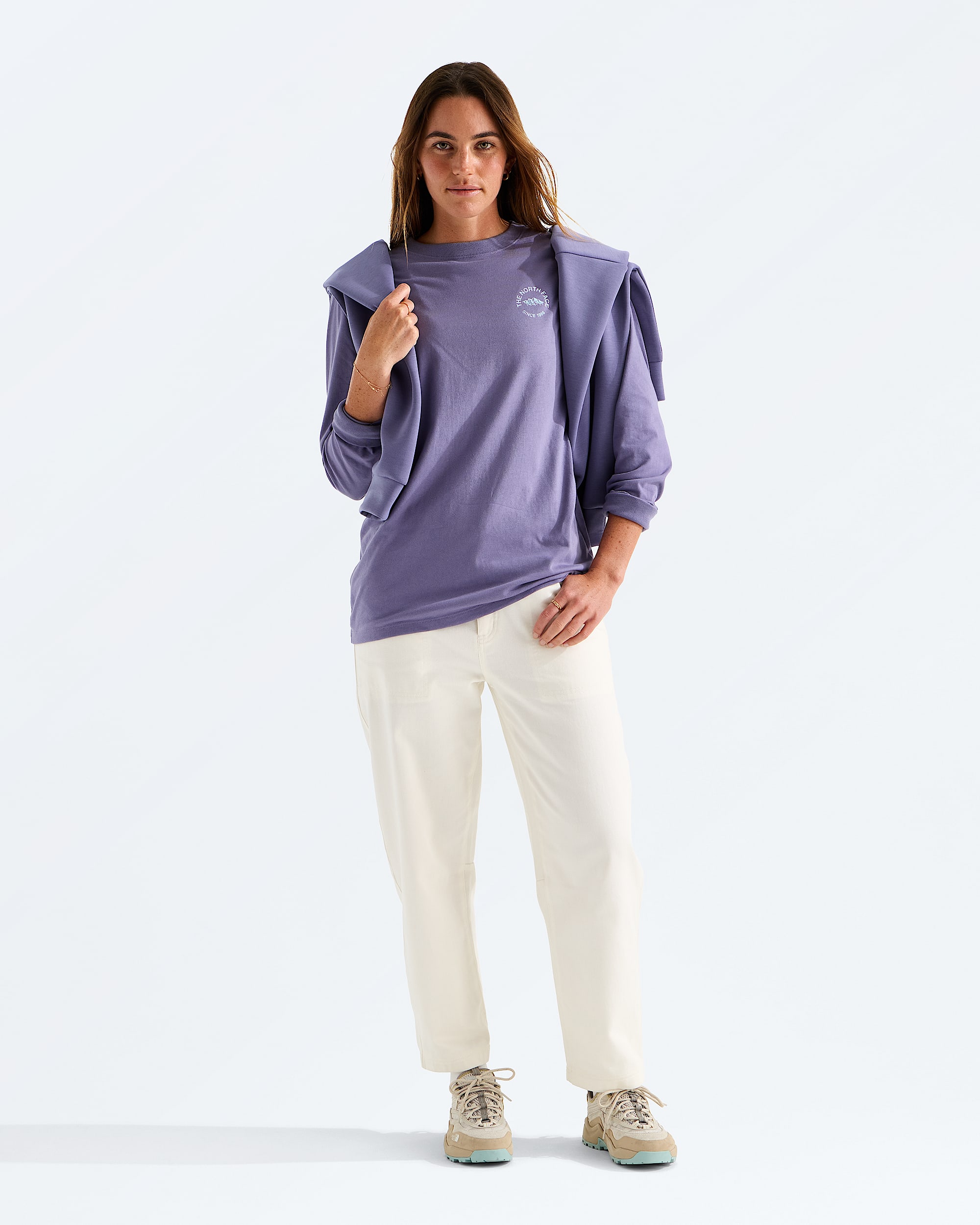 Womens Evolution TNF NSE Relaxed LongSleeve Tee TNF HERO2