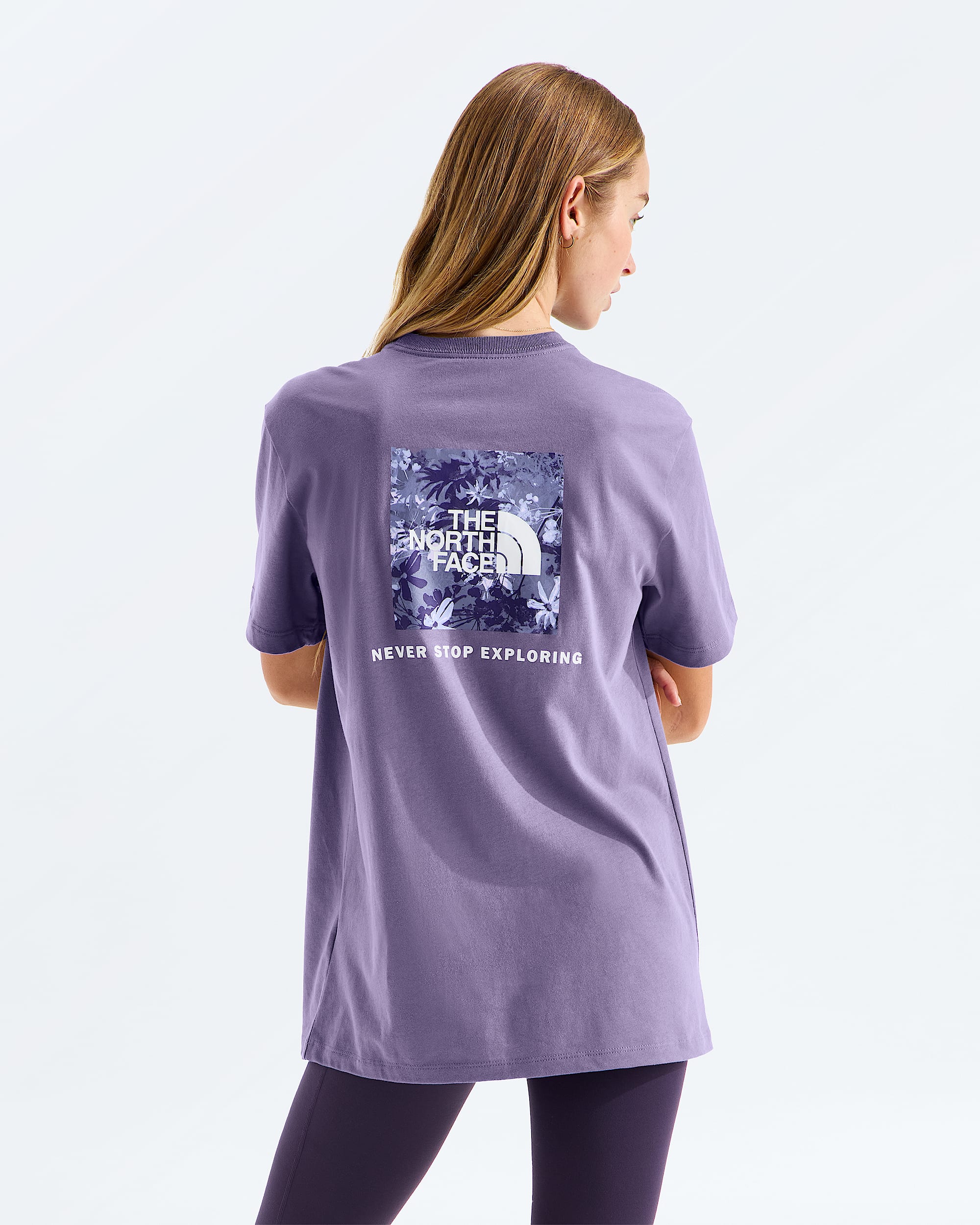 Tshirt dcontract Evolution Moon Florals Print Box NSE pour femmes TNF HERO