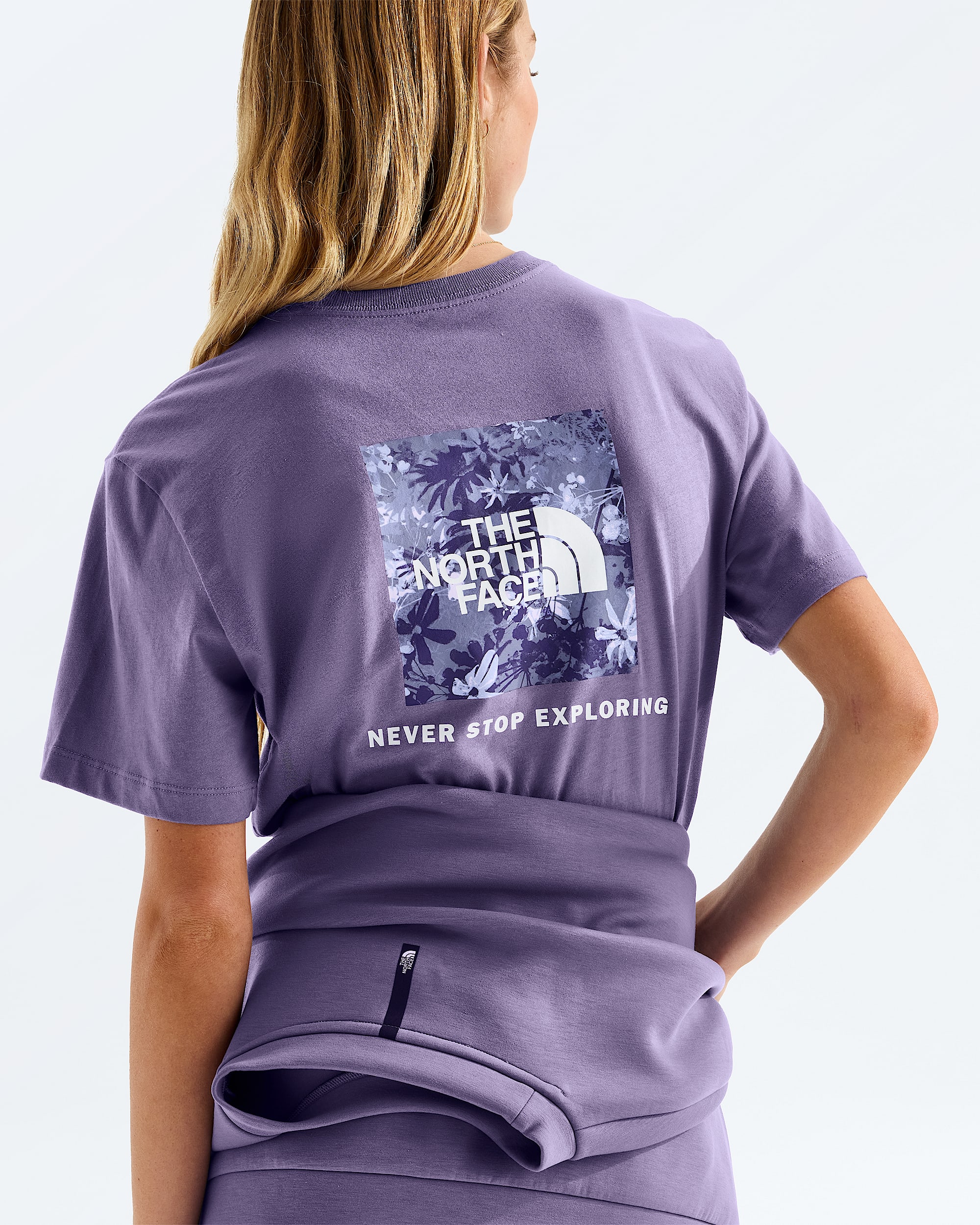 Tshirt dcontract Evolution Moon Florals Print Box NSE pour femmes TNF HERO2