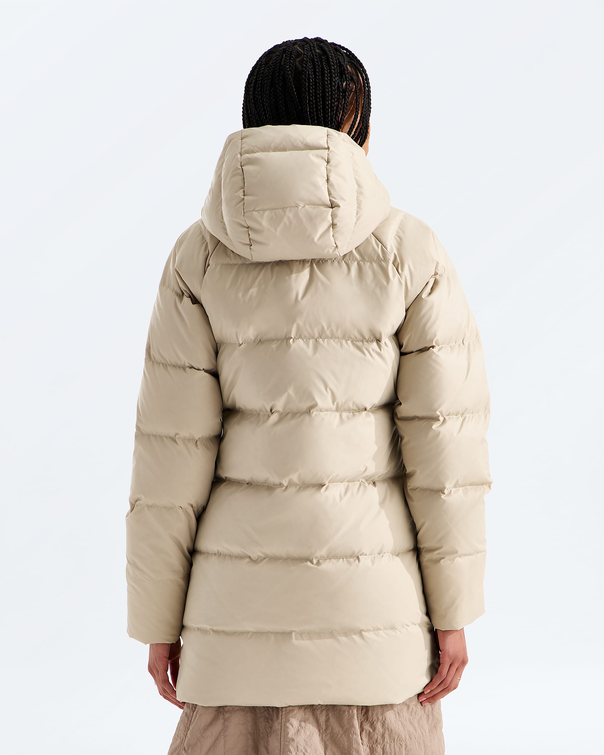 Womens Hydrenalite City Down Hooded Parka TNF BACK