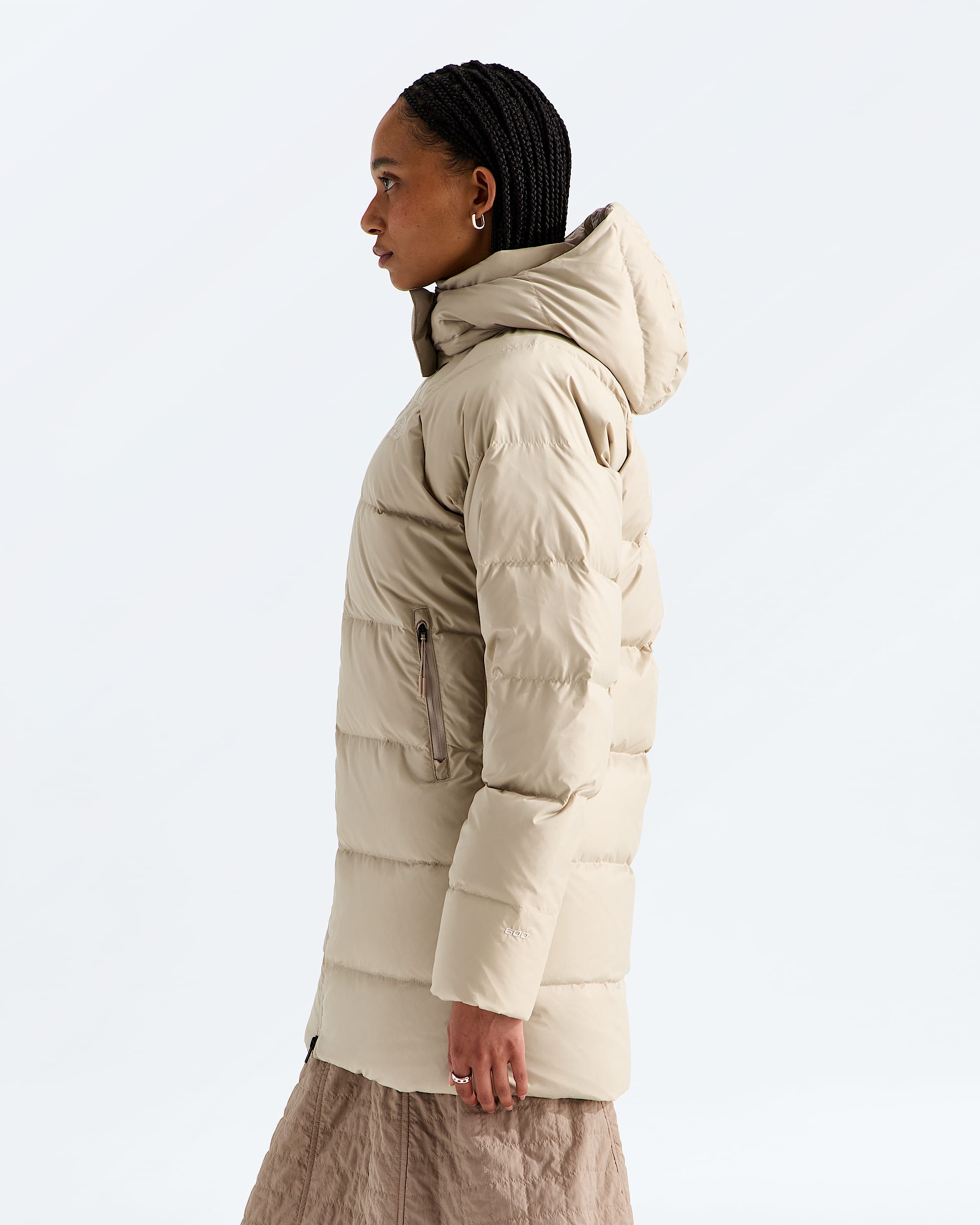 Womens Hydrenalite City Down Hooded Parka TNF MODEL34