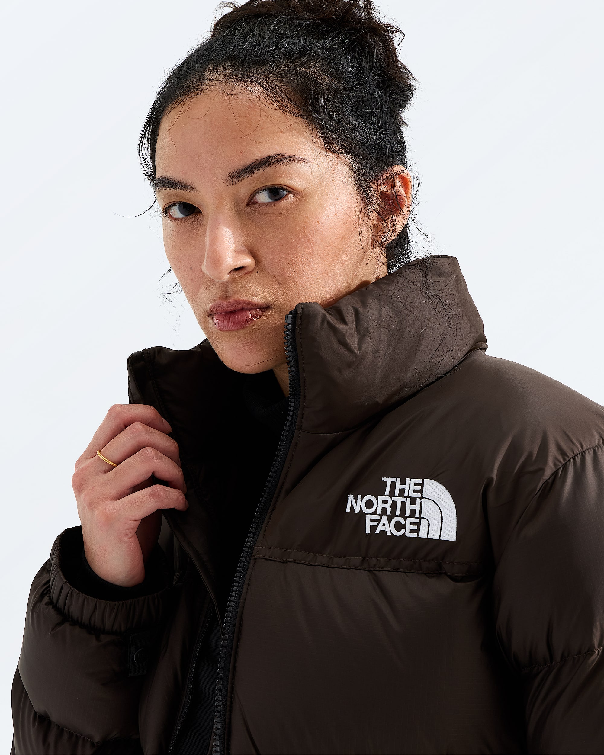 Womens 1996 Retro Nuptse Jacket TNF HERO3