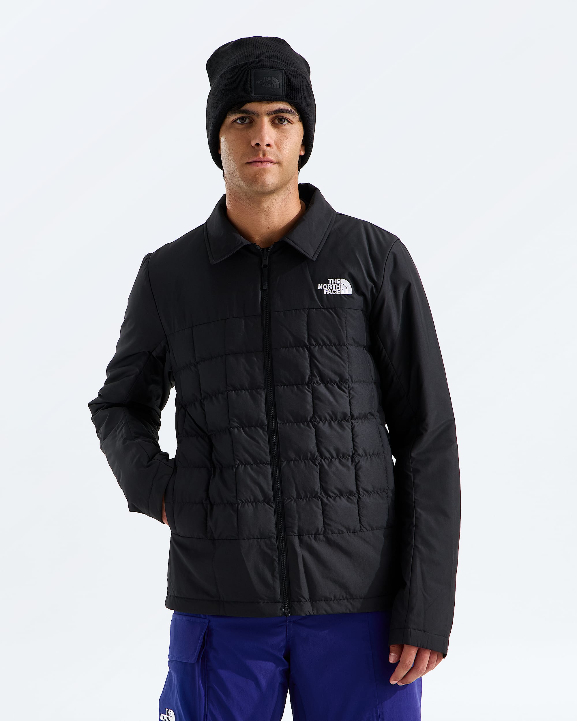Manteau pour neige ThermoBall Eco Triclimate pour hommes TNF MODELALT4