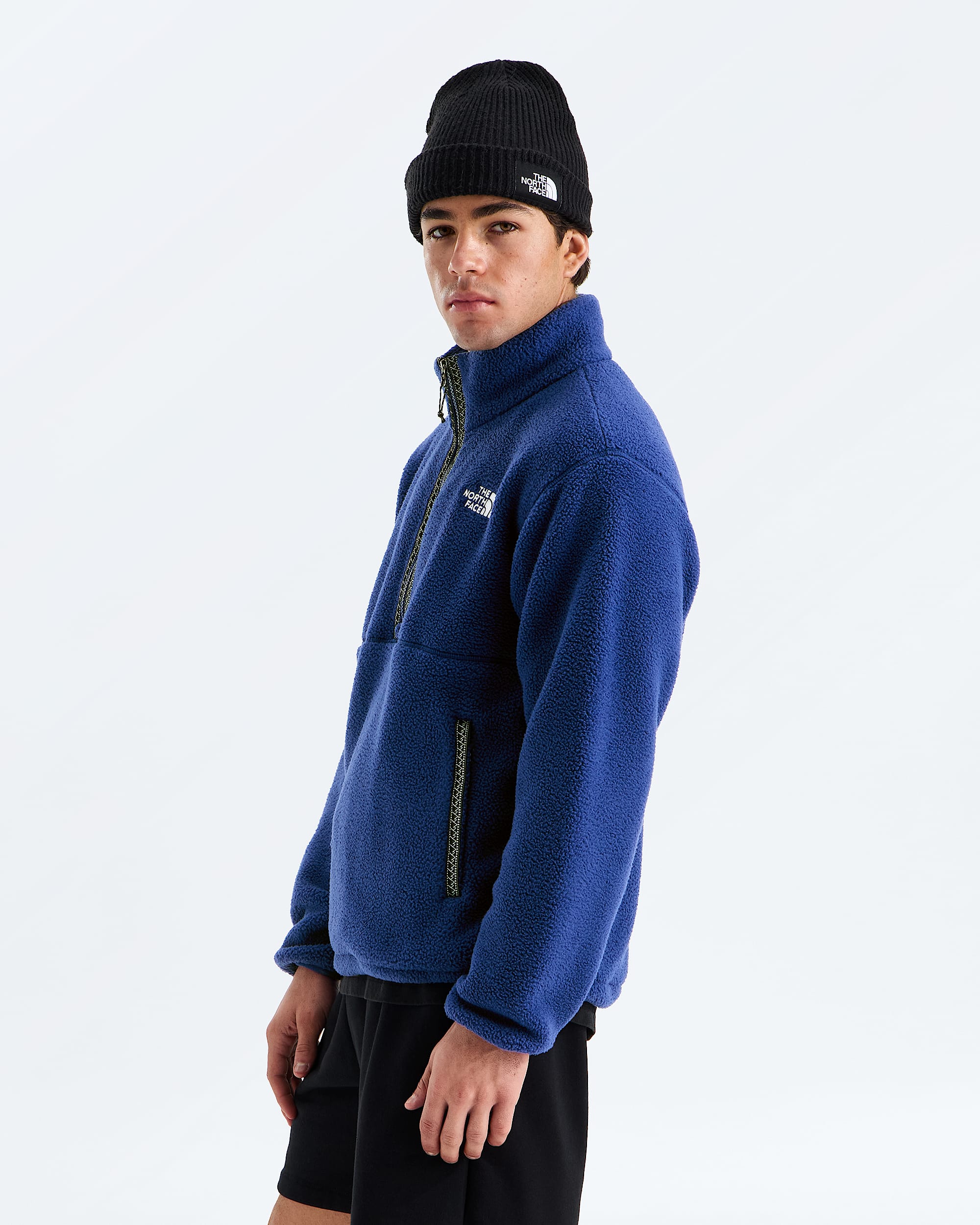 Mens TNF Fleeski Zip Pullover TNF MODEL34
