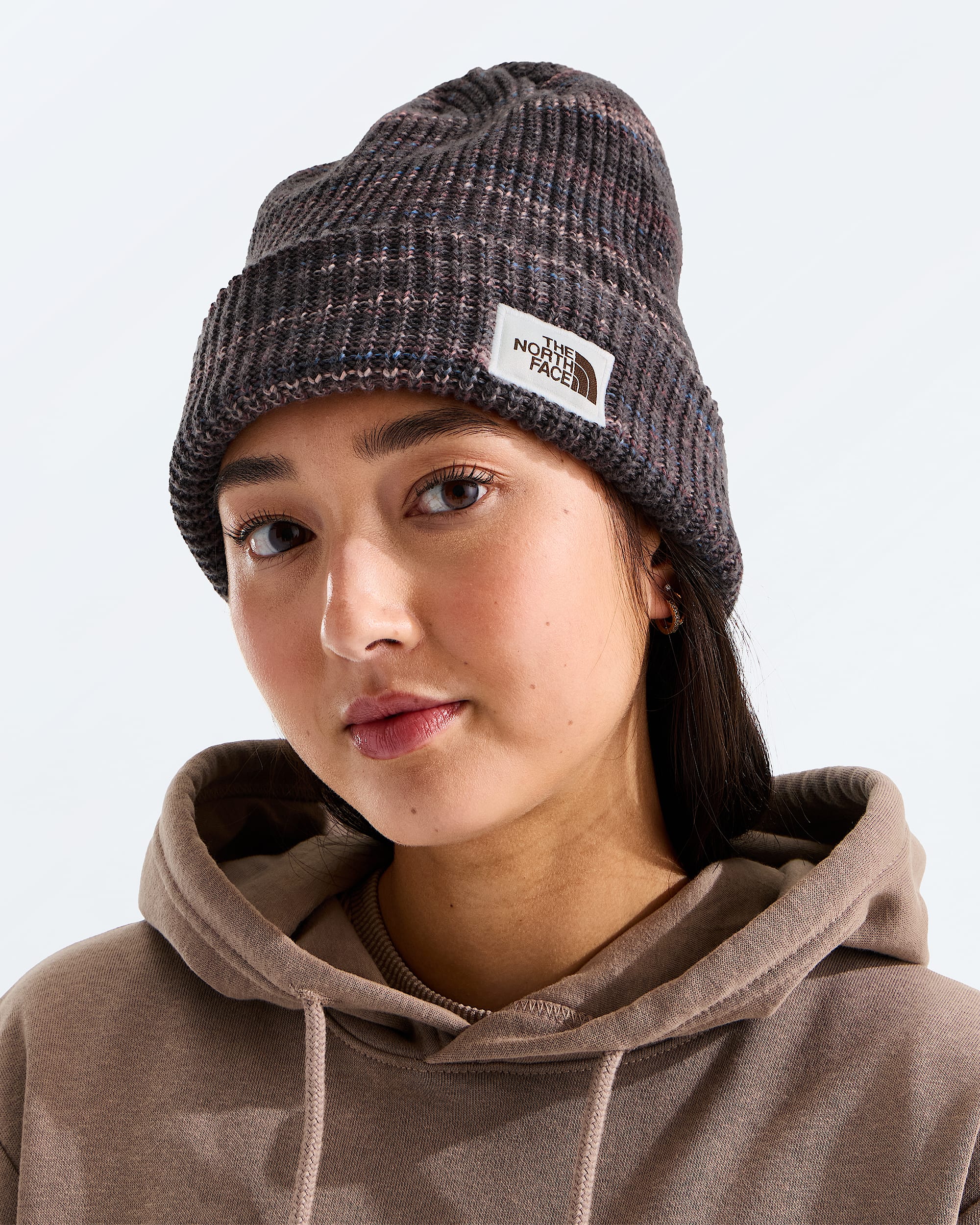 Salty Bae Lined Beanie TNF MODELBACK