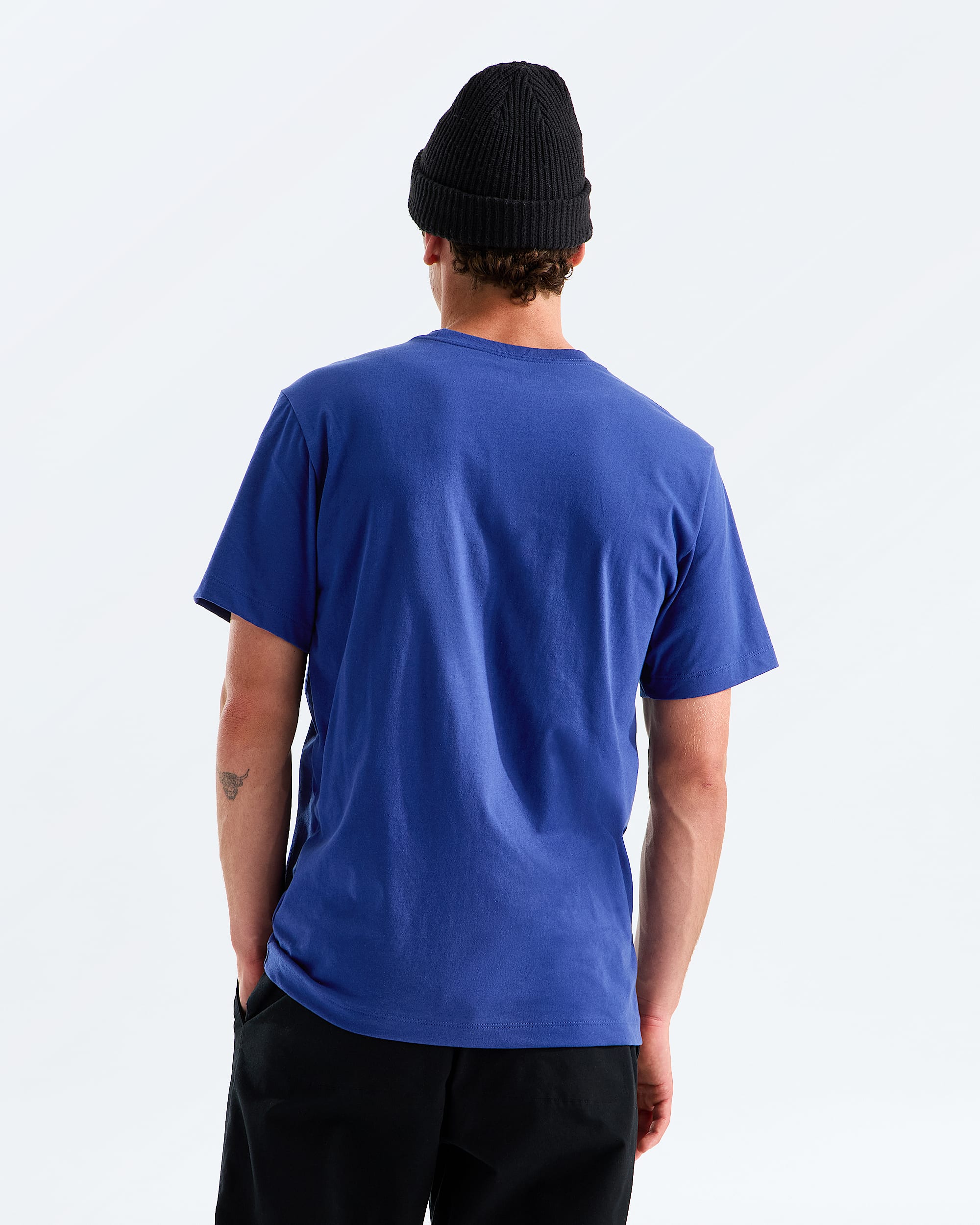 Mens Evolution Simple Dome Regular ShortSleeve Tee TNF BACK