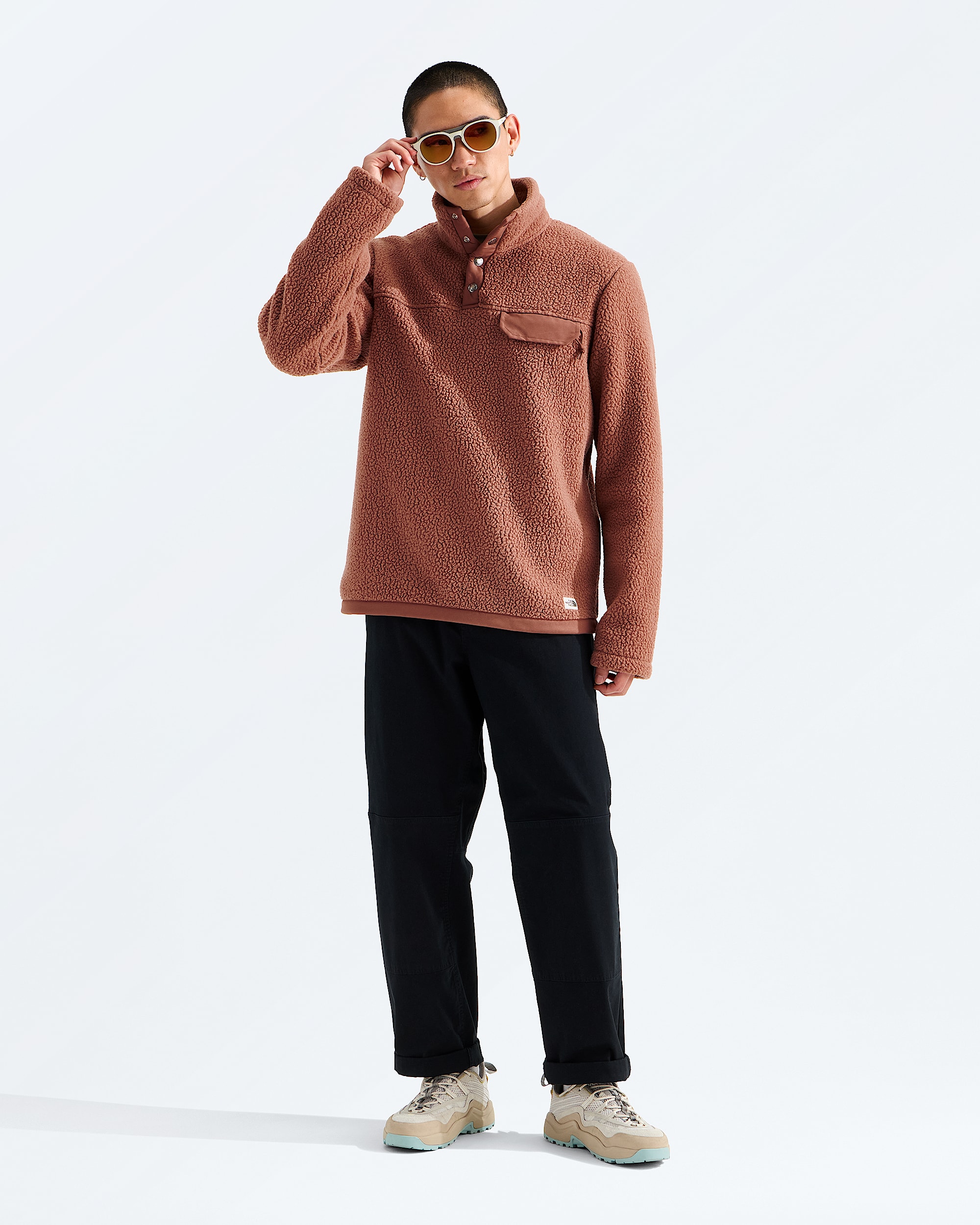 Mens Cragmont  Snap Pullover TNF HERO2