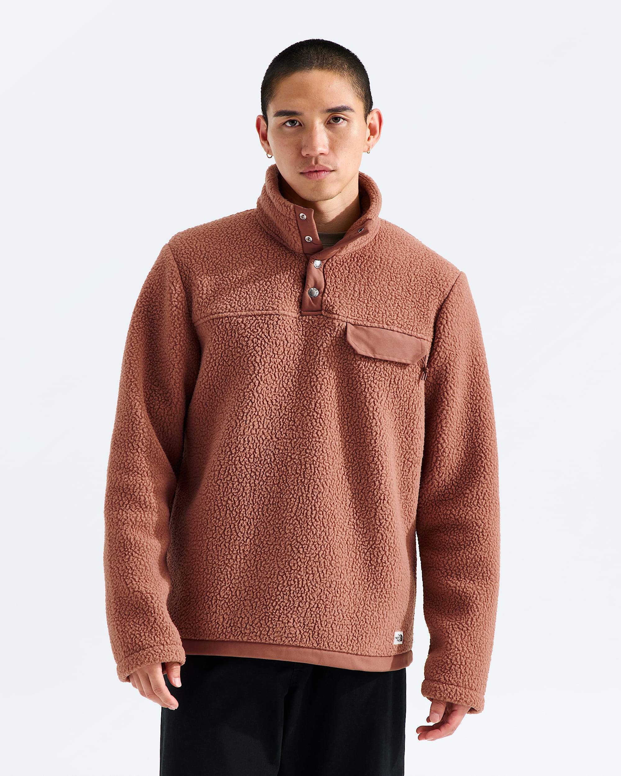 Mens Cragmont  Snap Pullover TNF HERO