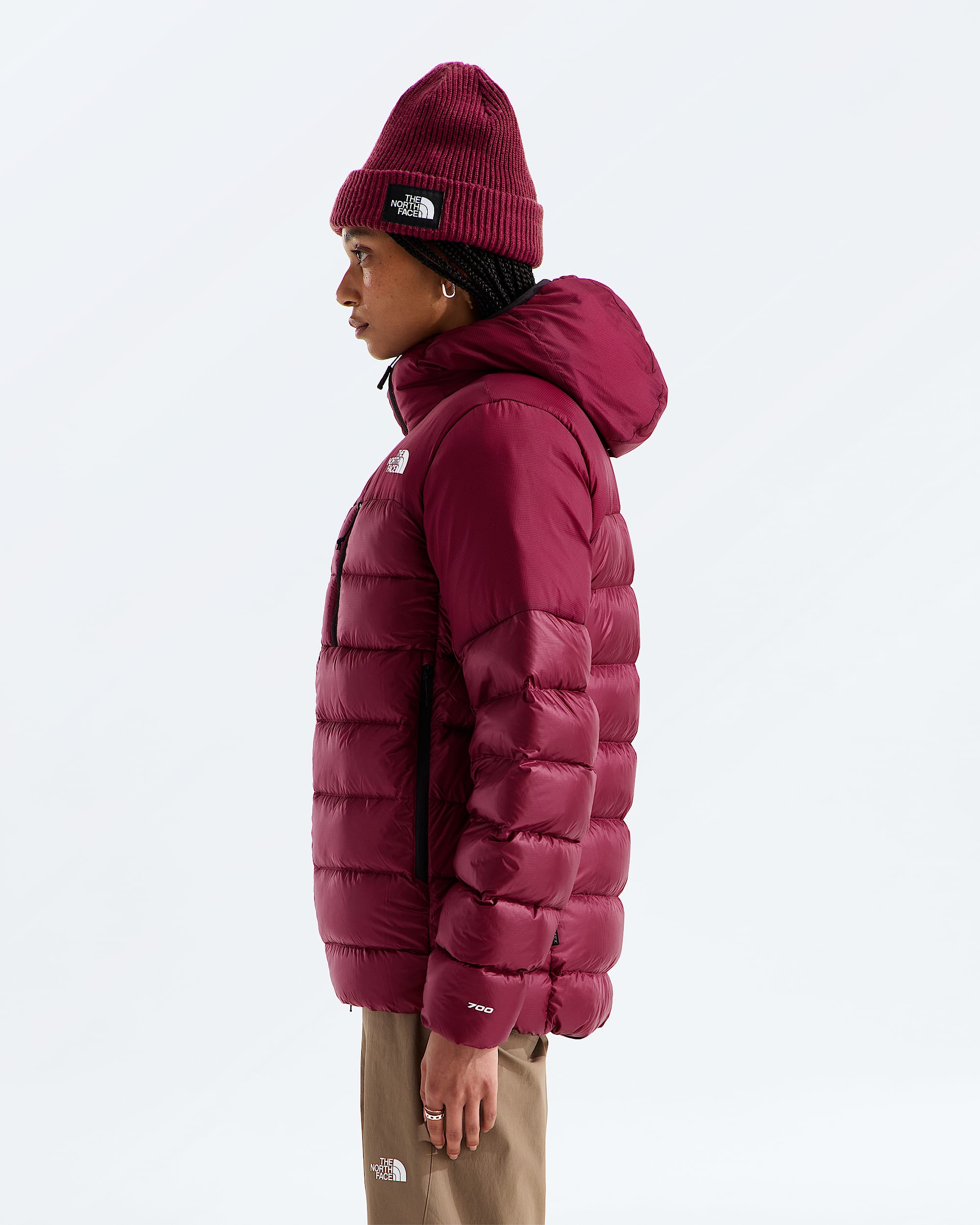 Womens Kalix Down Hoodie TNF MODEL34