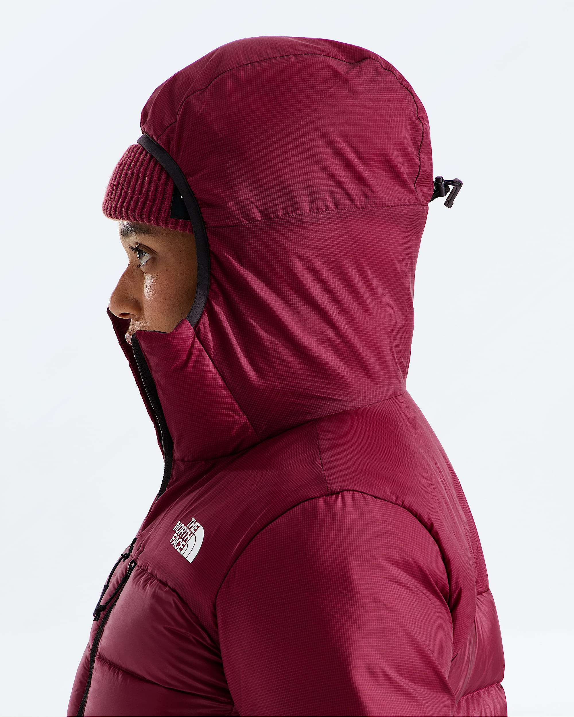 Womens Kalix Down Hoodie TNF MODELHOOD2