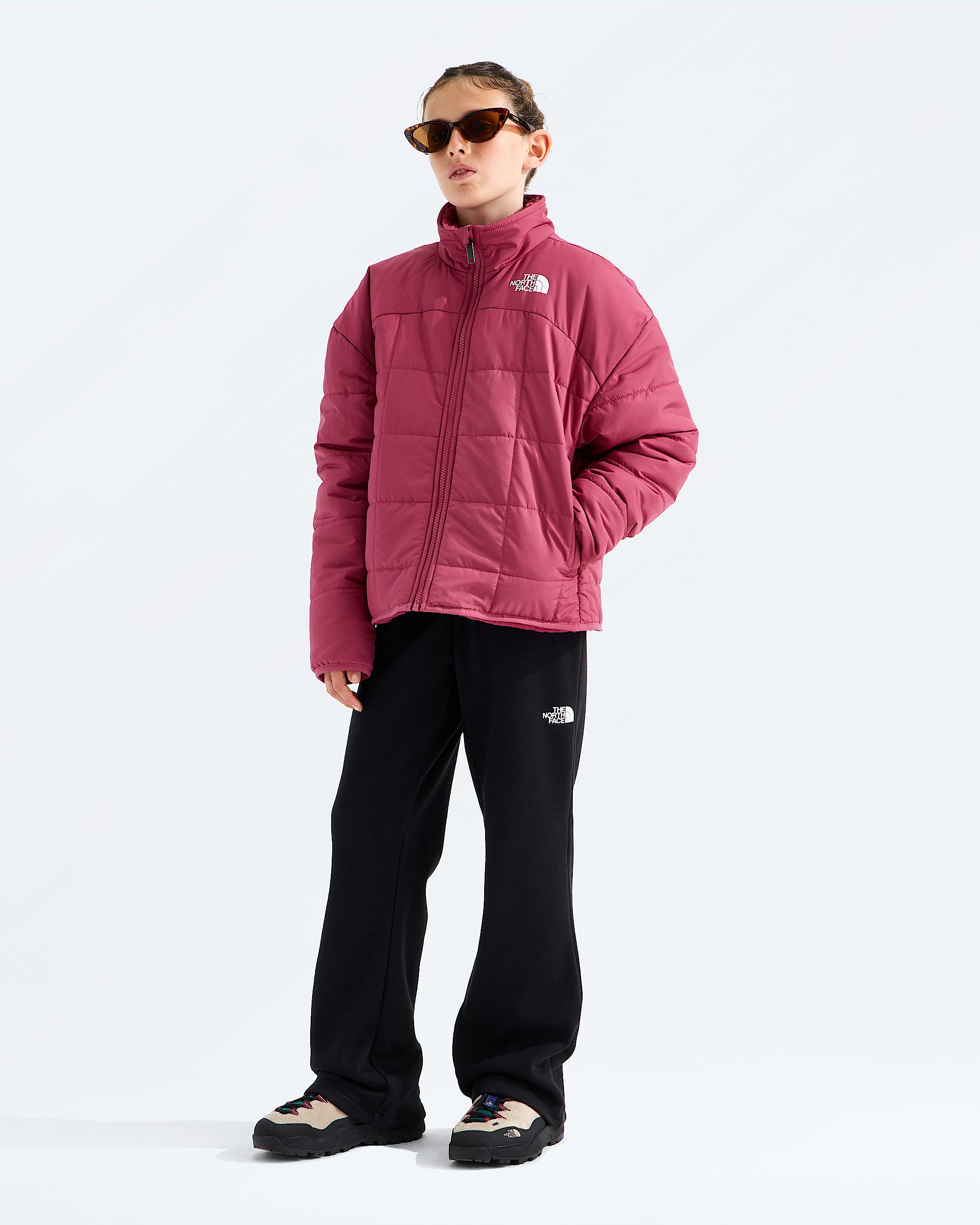 Veste rversible Shasta  fermeture clair pour filles TNF HERO2
