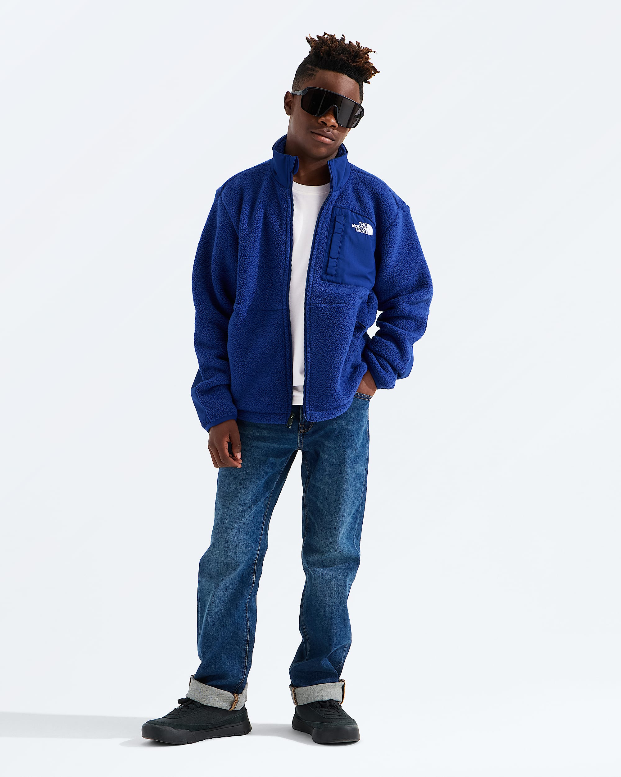 Manteau Yumiori Off Peak  glissire pleine longueur pour garons TNF HERO2