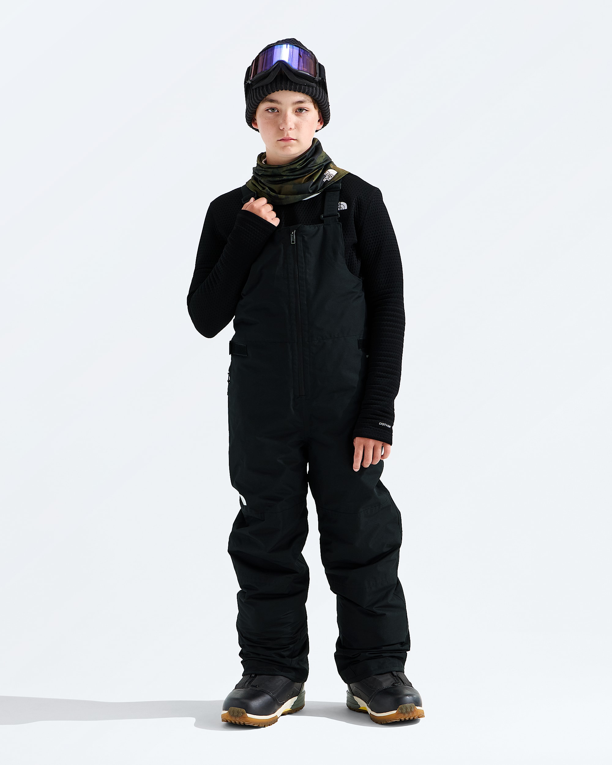 Boys  Girls Freedom Insulated Bibs TNF HERO2
