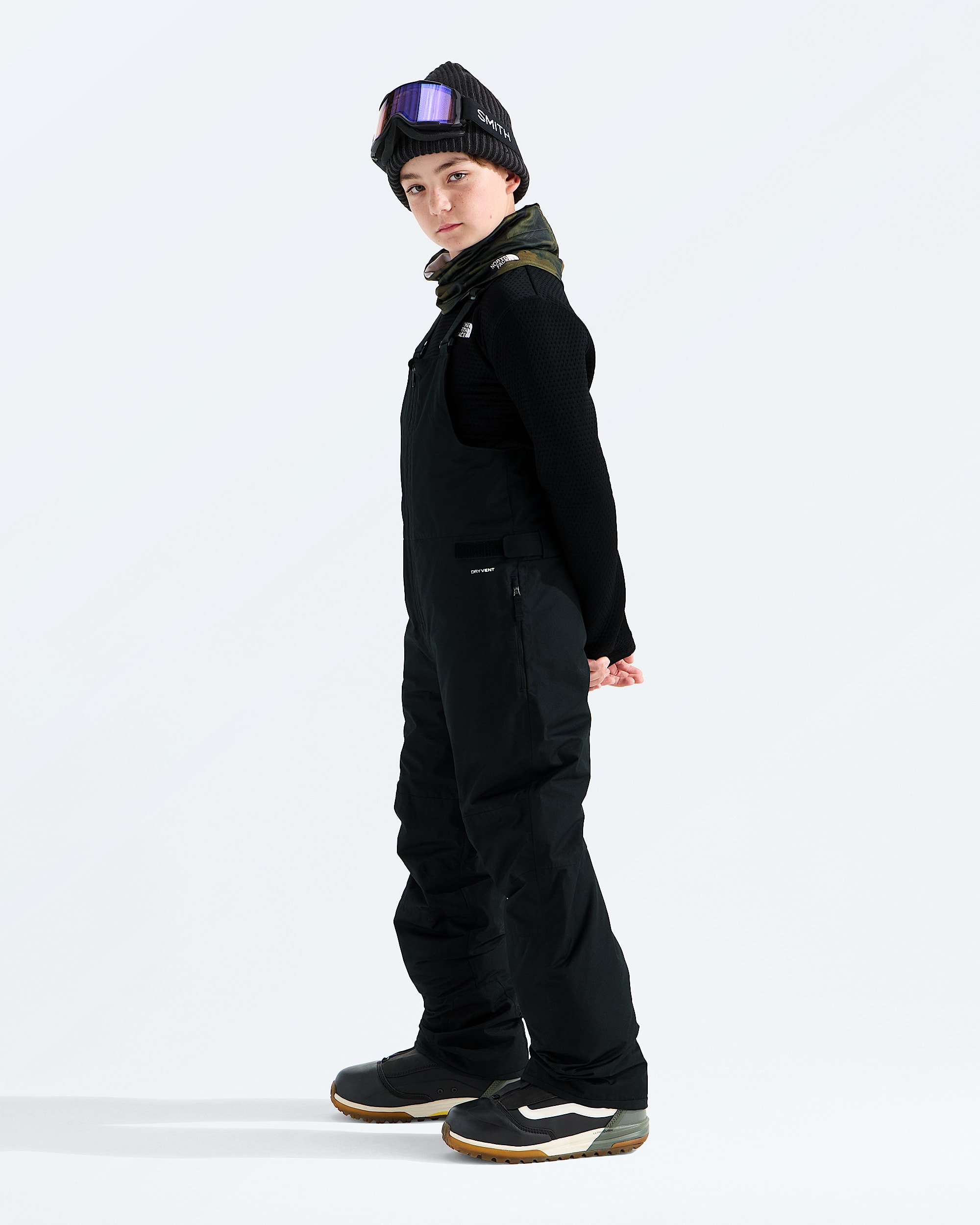 Boys  Girls Freedom Insulated Bibs TNF MODEL34