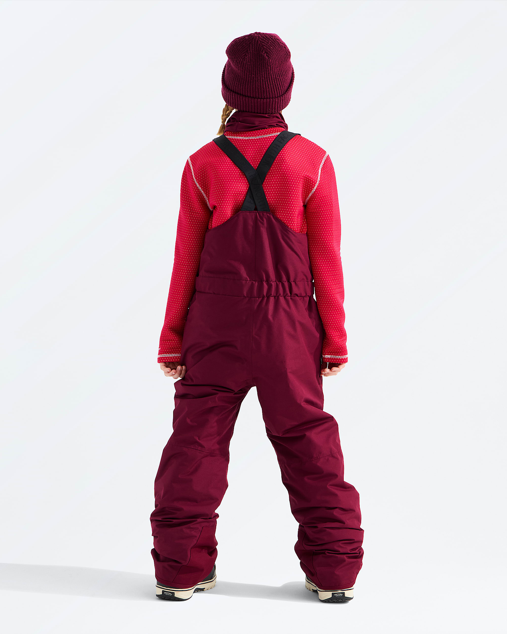 Boys  Girls Freedom Insulated Bibs TNF BACK