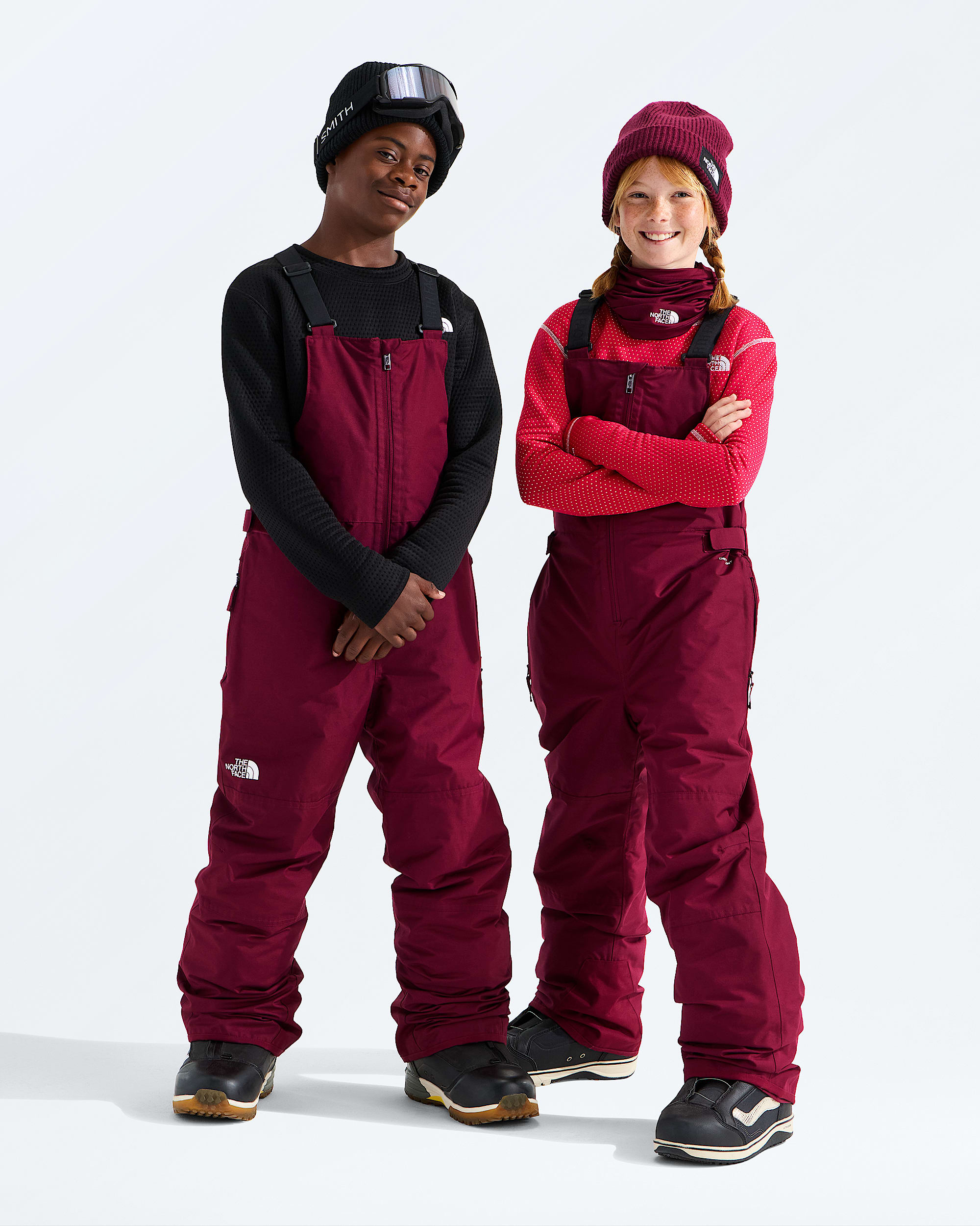 Boys  Girls Freedom Insulated Bibs TNF HERO