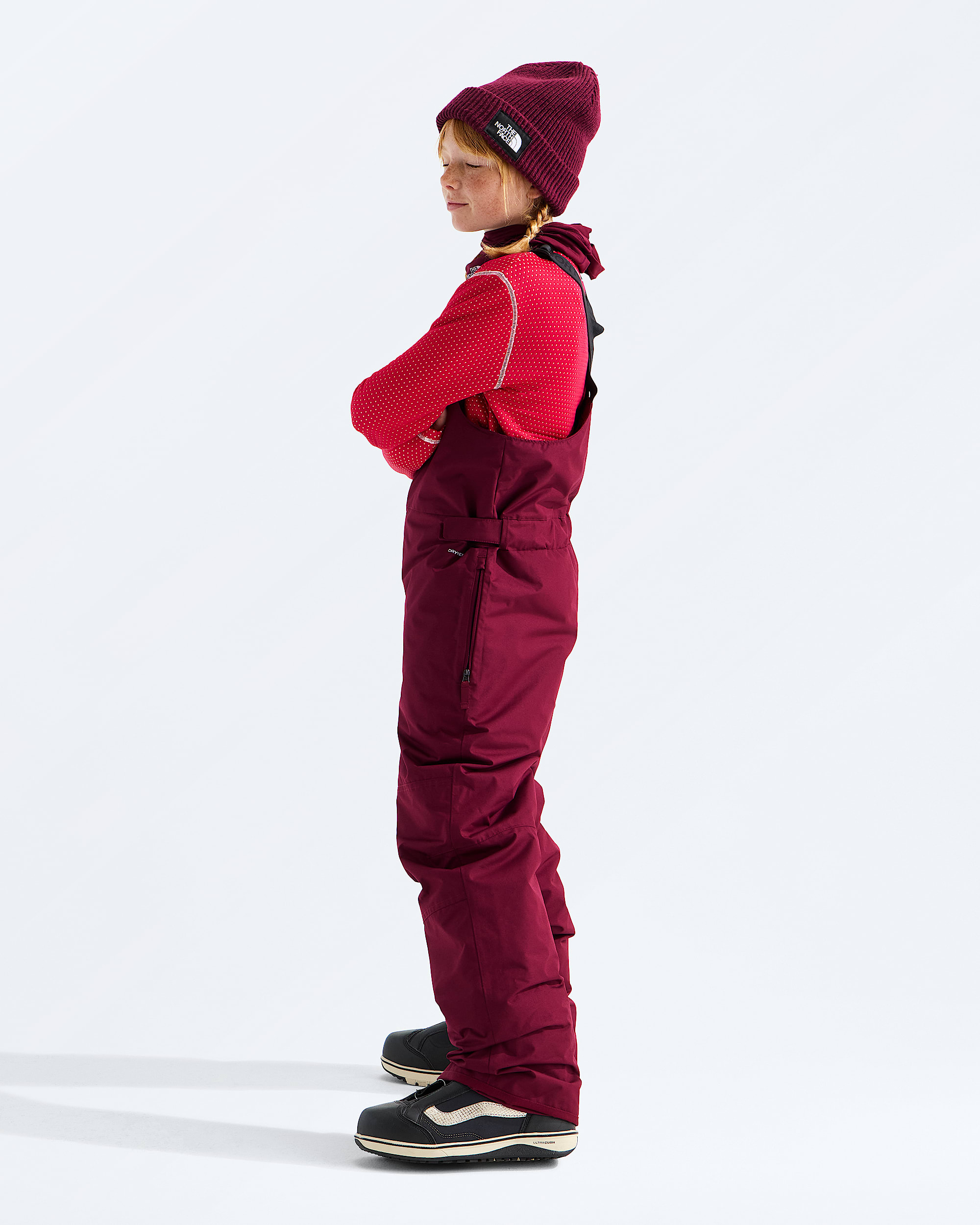 Boys  Girls Freedom Insulated Bibs TNF MODEL34
