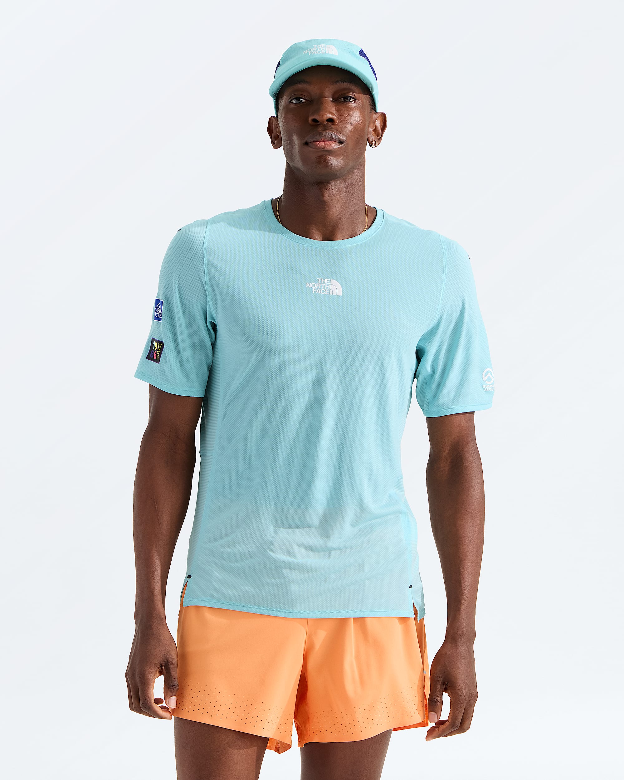 Mens Summit Series High Trail ShortSleeveGraphic TNF Main