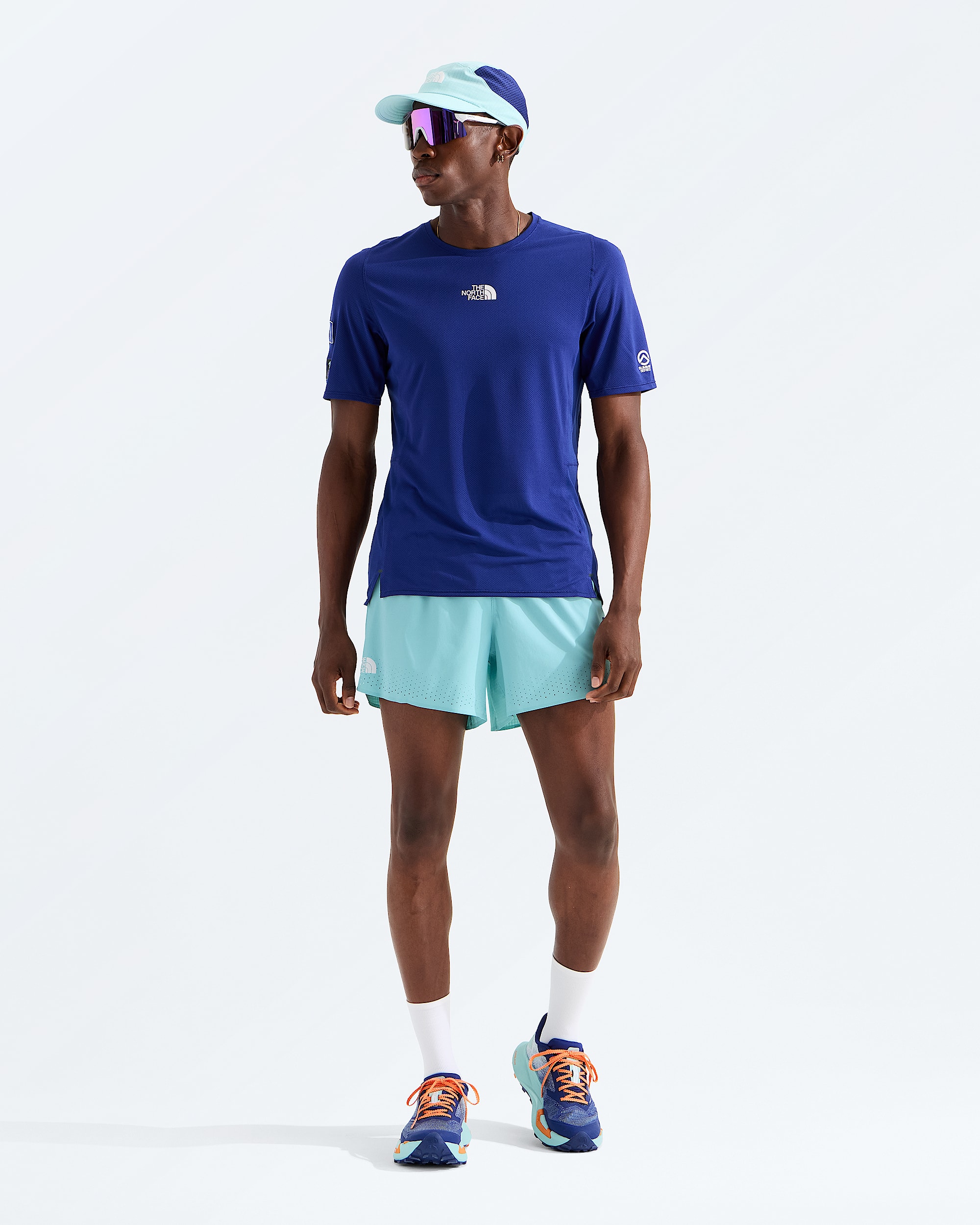 Mens Summit Series Pacesetter 5 ShortsGraphic TNF HERO2